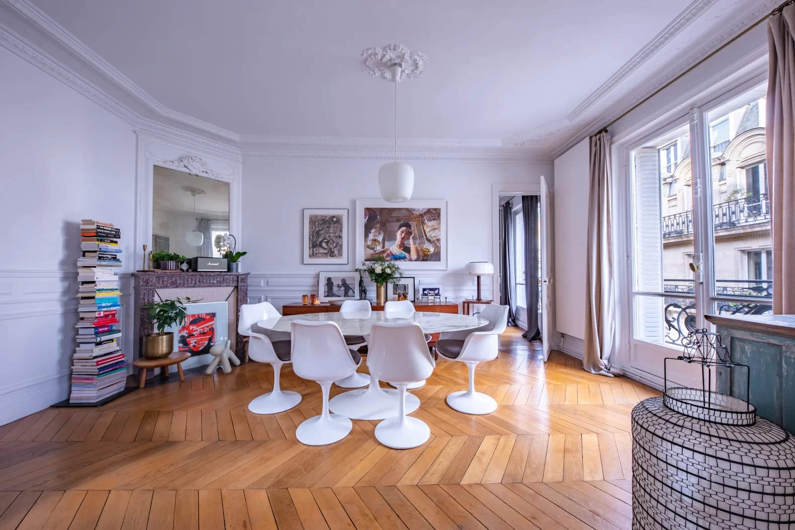 Espace Appartement Haussmannien 110m2 au 4ème étage. Métro Argentine - 3