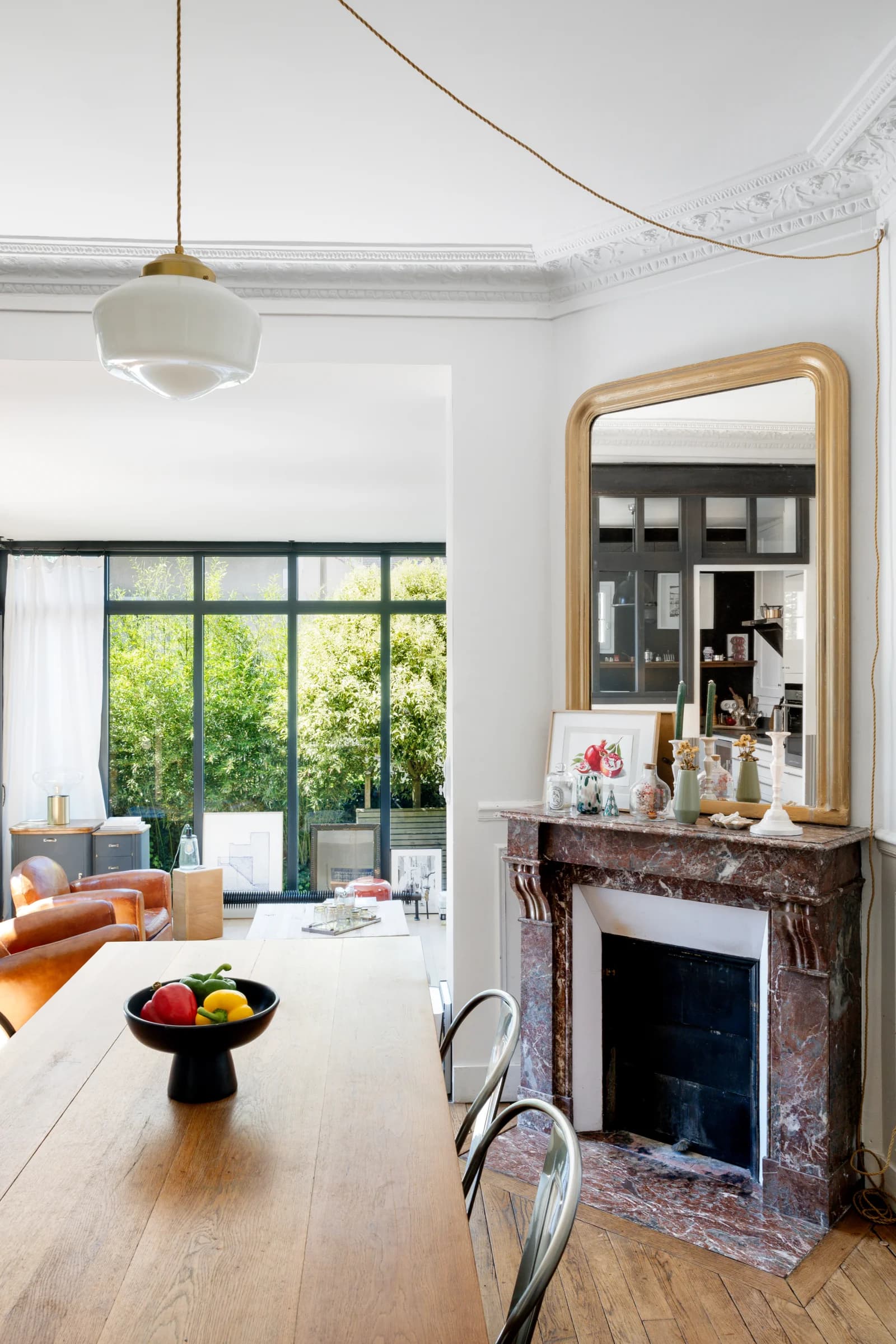 Espace Maison meulière avec verrière, style moderne et vintage - 2