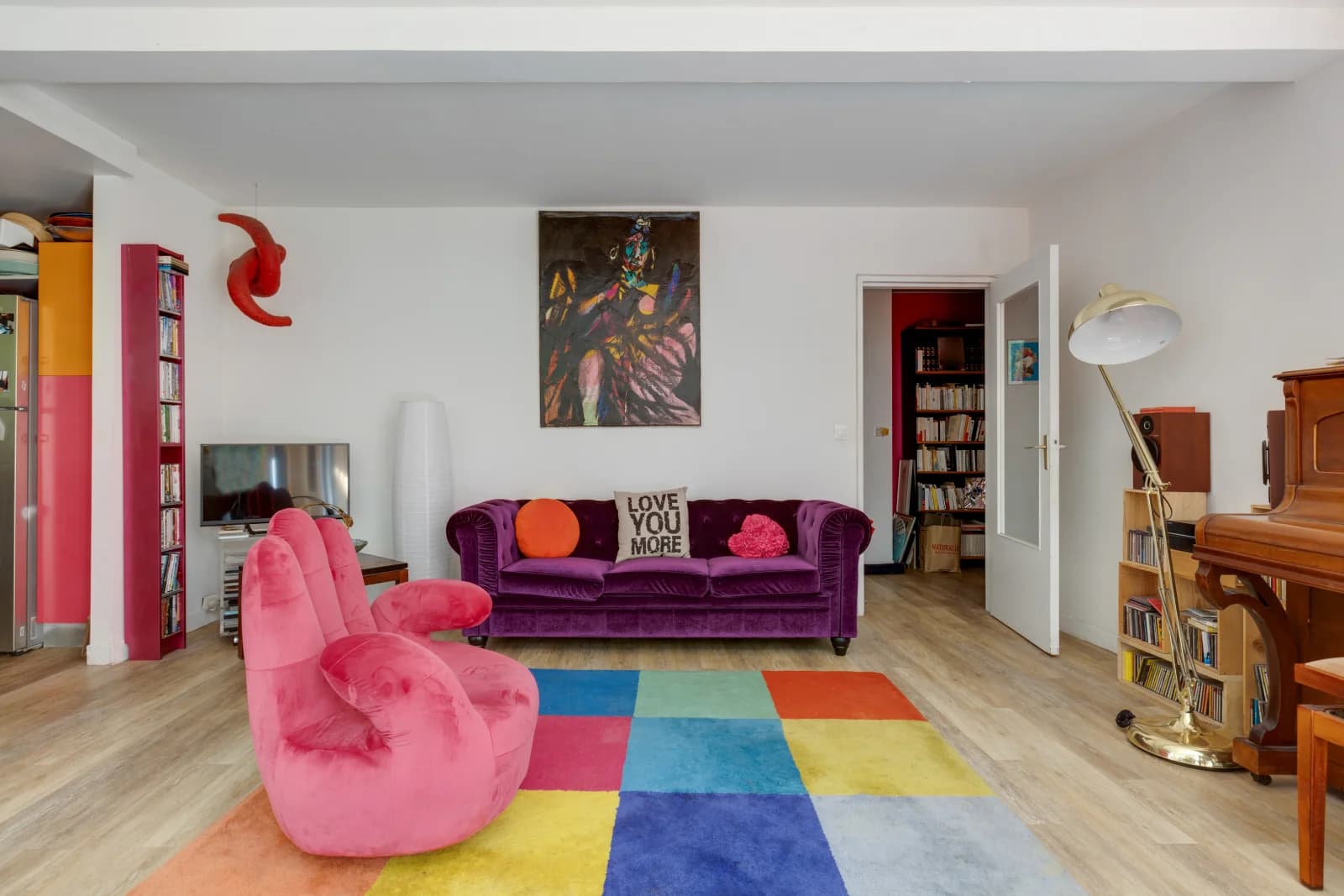 Living room in Private garden apartment - 1