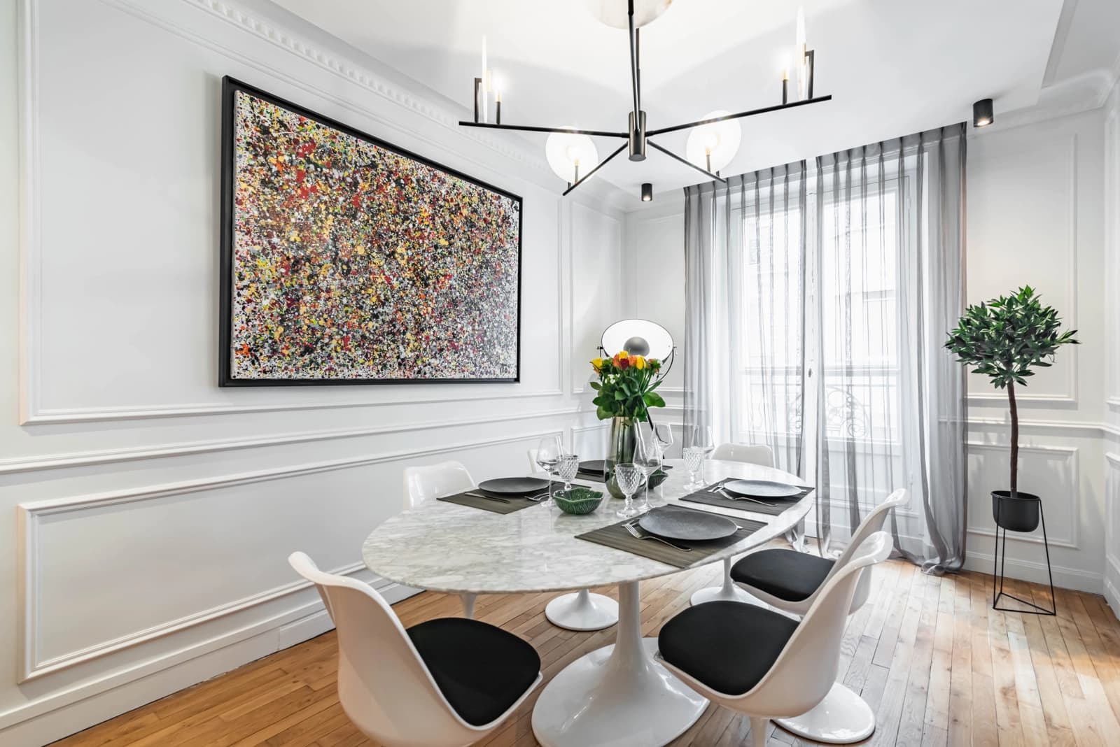 Salle de réunion dans Trocadéro: appartement cosy au chic parisien - 0