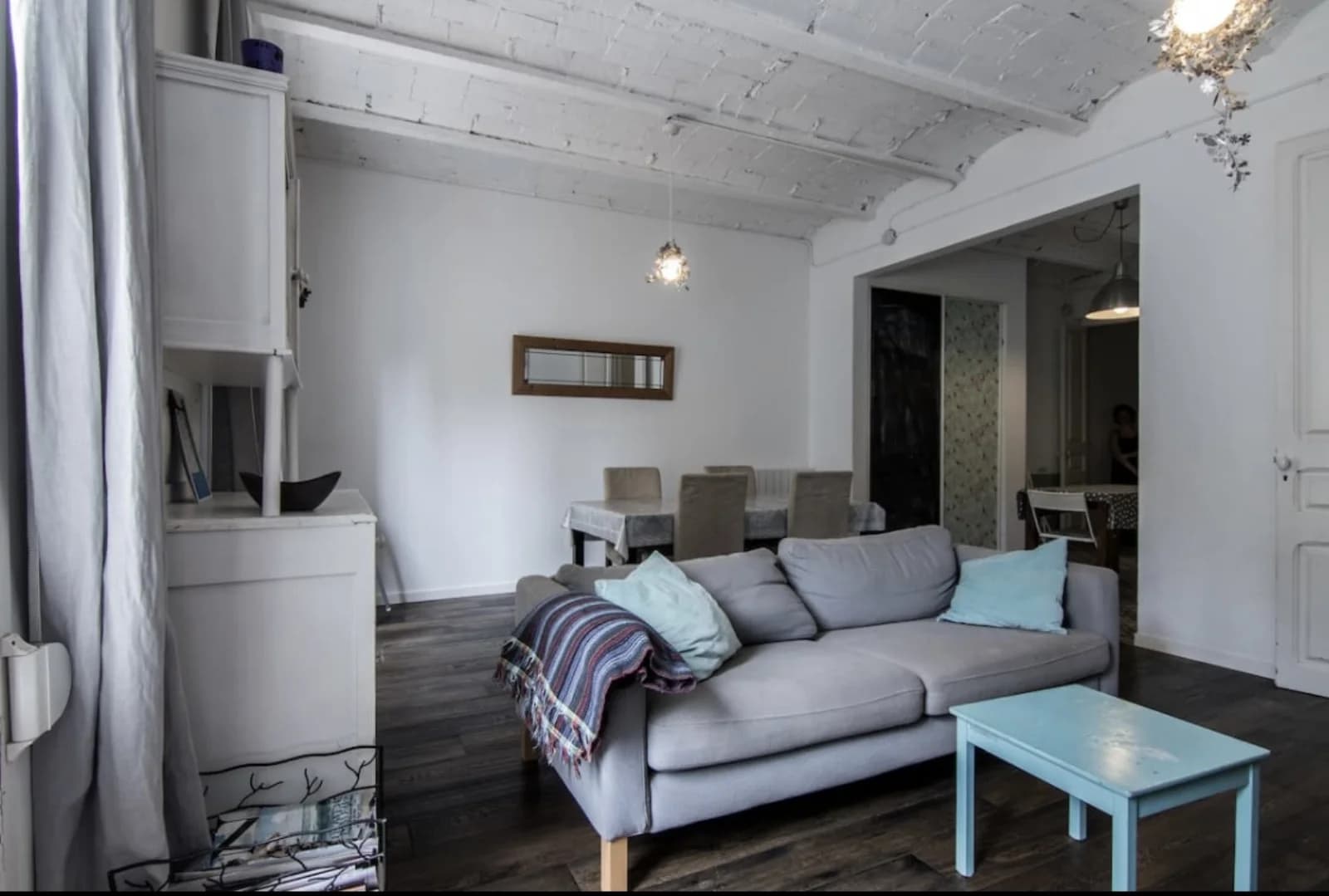Living room in Spacious apartment with terrace in Barcelona - 1