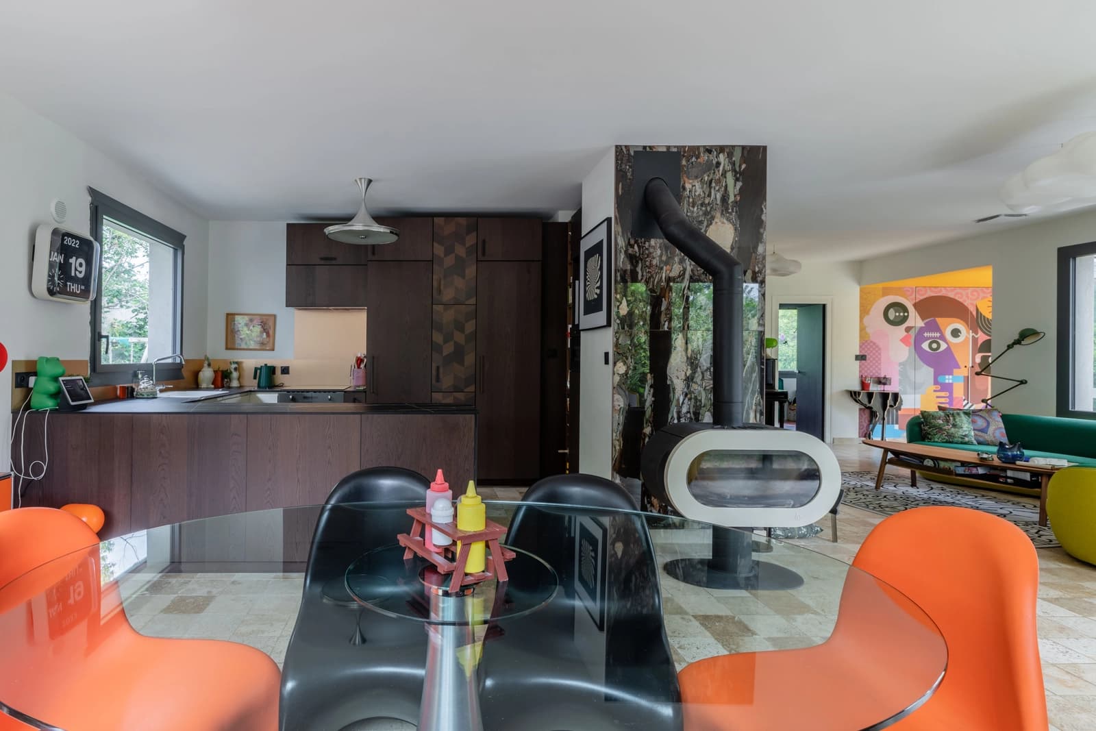Salle de réunion dans Villa Joséphine: un air de L.A. et de glamour - 1