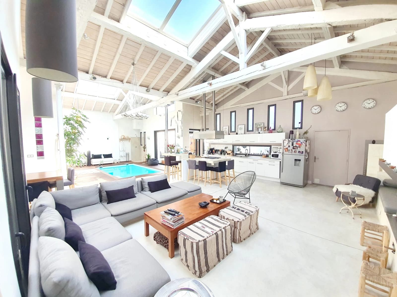 Living room in Urban oasis in the heart of Toulouse - 1