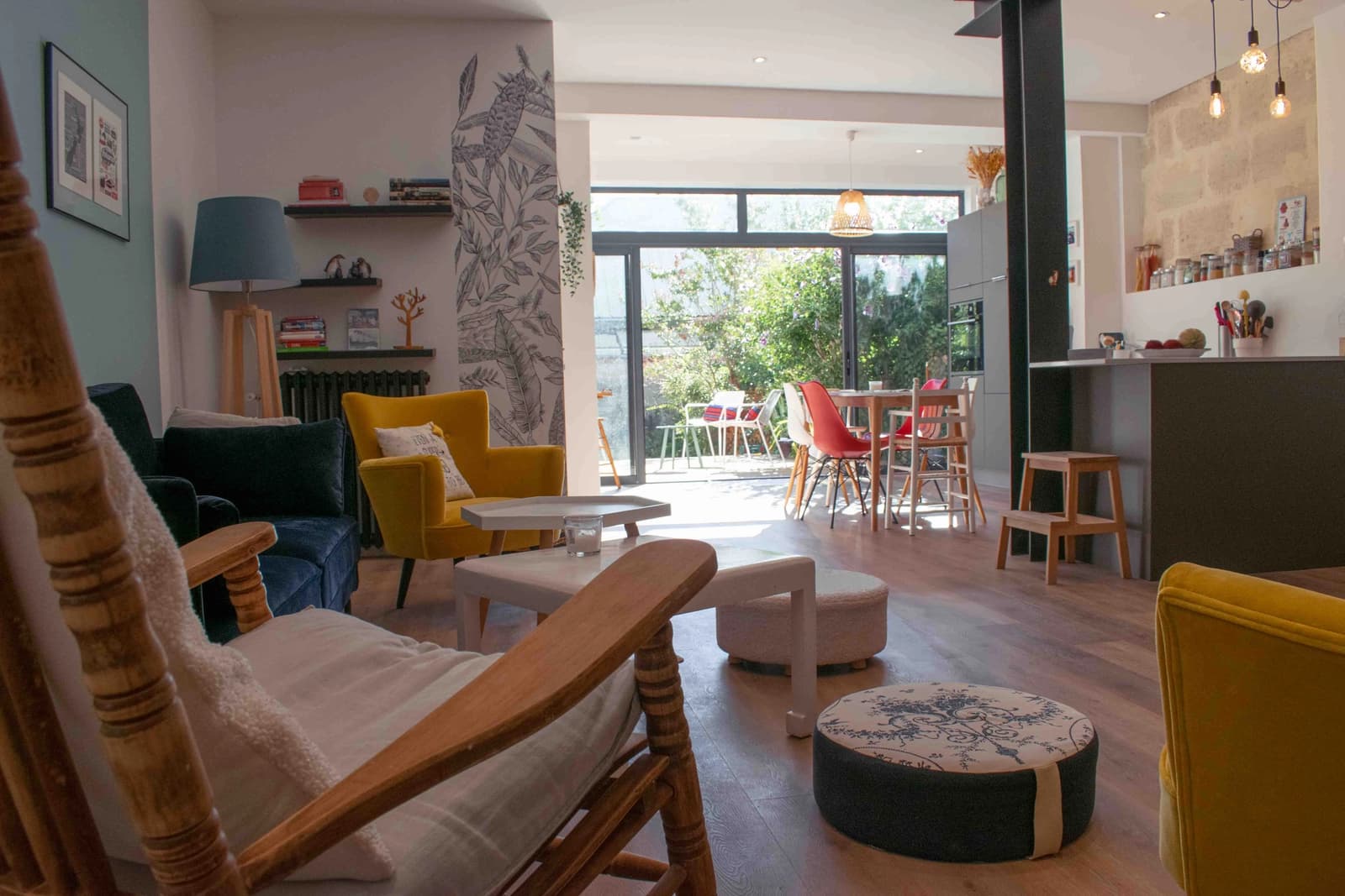Maison bordelaise typique avec terrasse et jardin