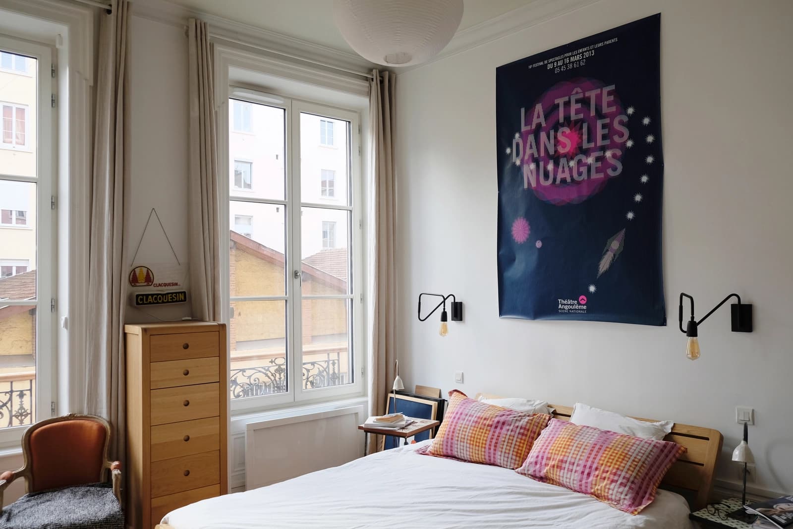 Chambre dans Appartement clair à la décoration artistique et inspirante - 1