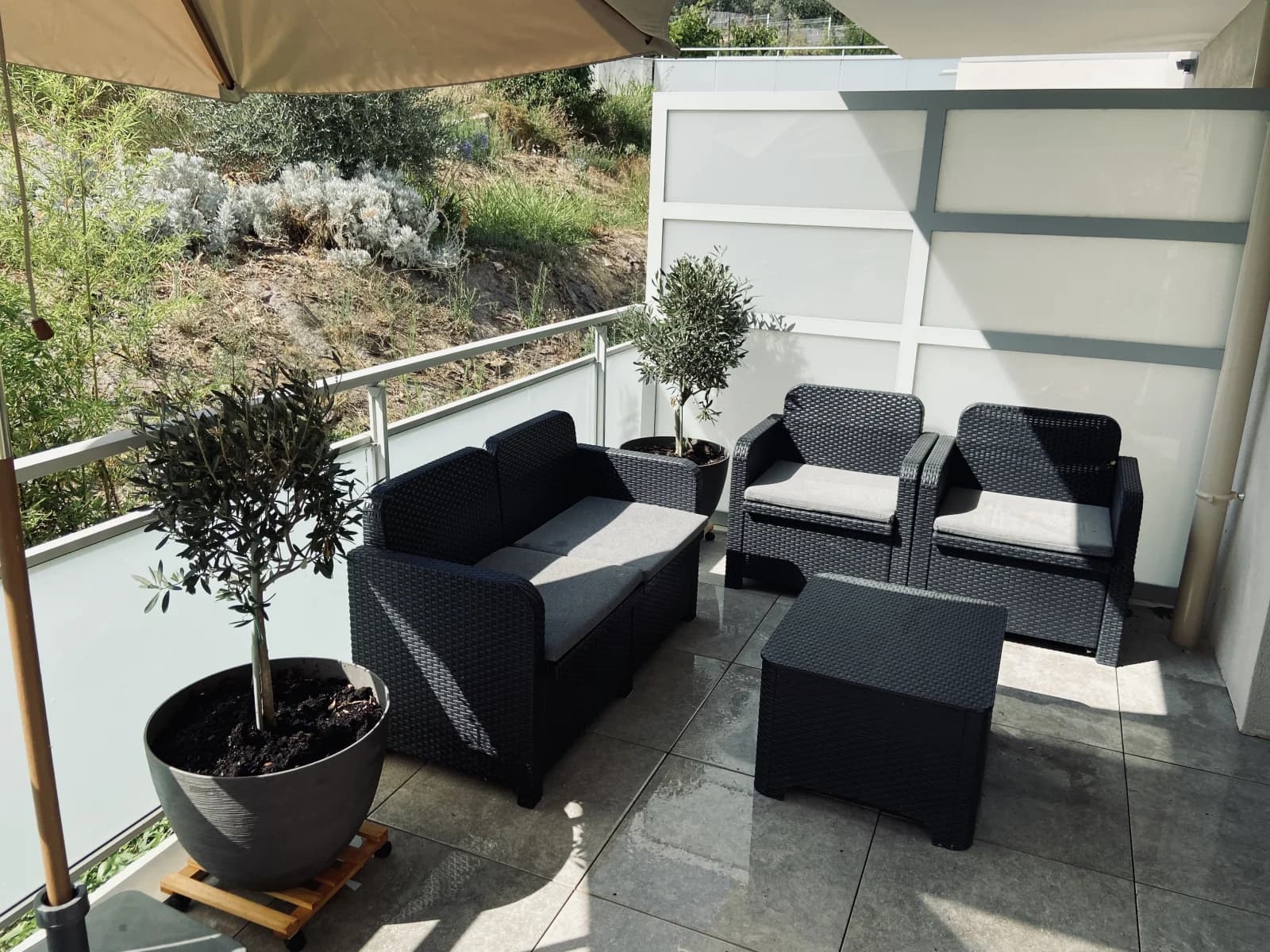Living room in Magnificent apartment, large terrace in a quiet location - 1