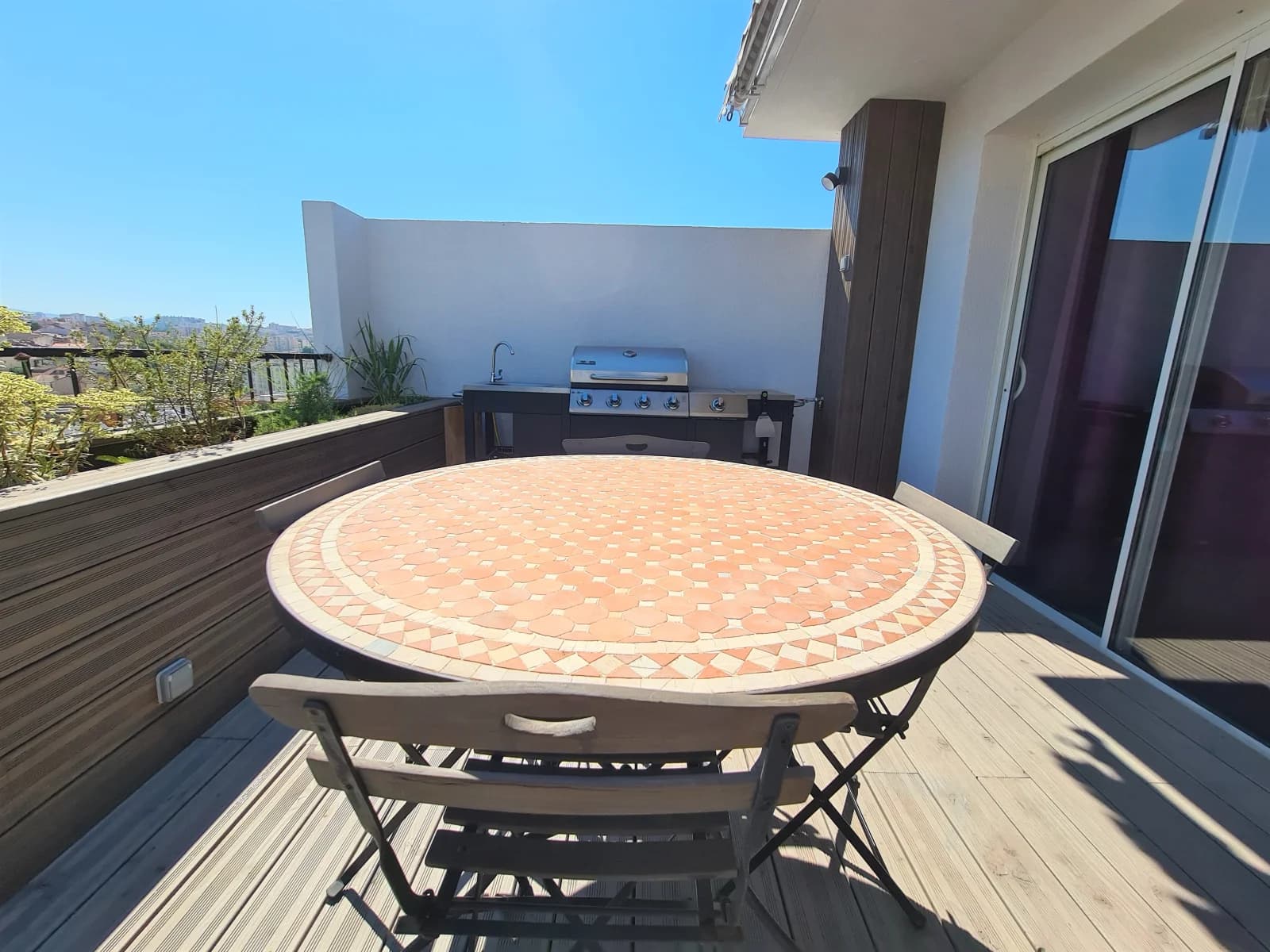 Salle de réunion dans Appartement en rooftop avec terrasse et spa privatif - 1
