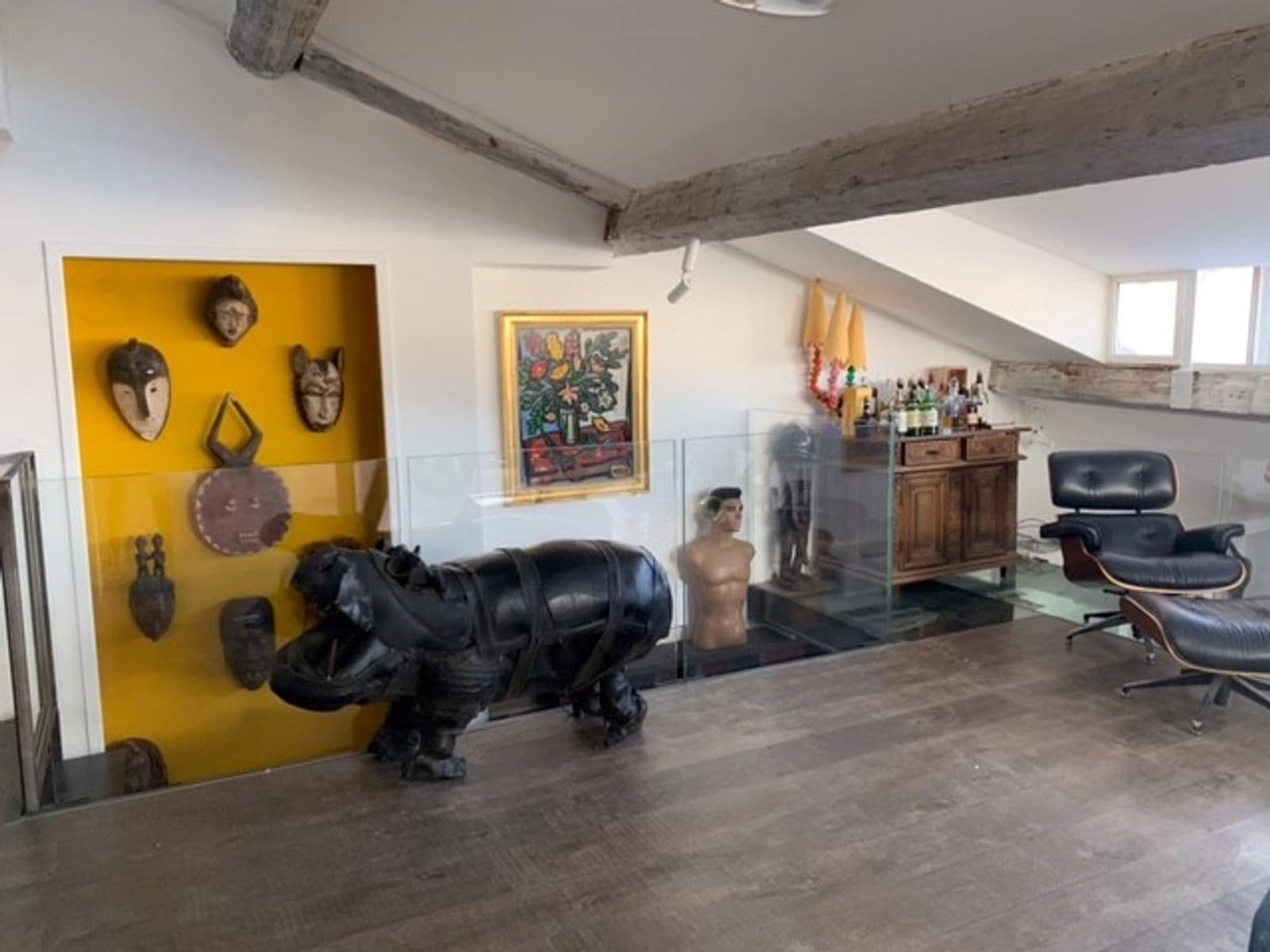 Salon dans Loft sur le Vieux Port offrant un panorama unique - 1