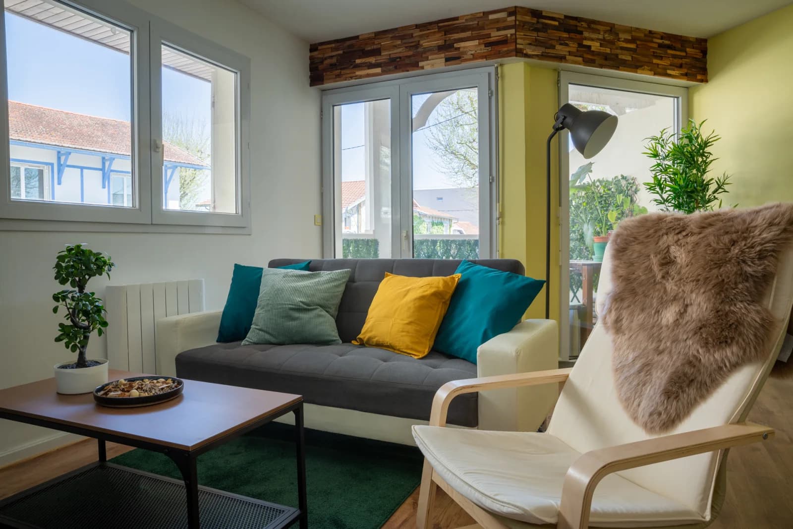Living room in Apartment with balcony / Bassin d'arcachon - 1