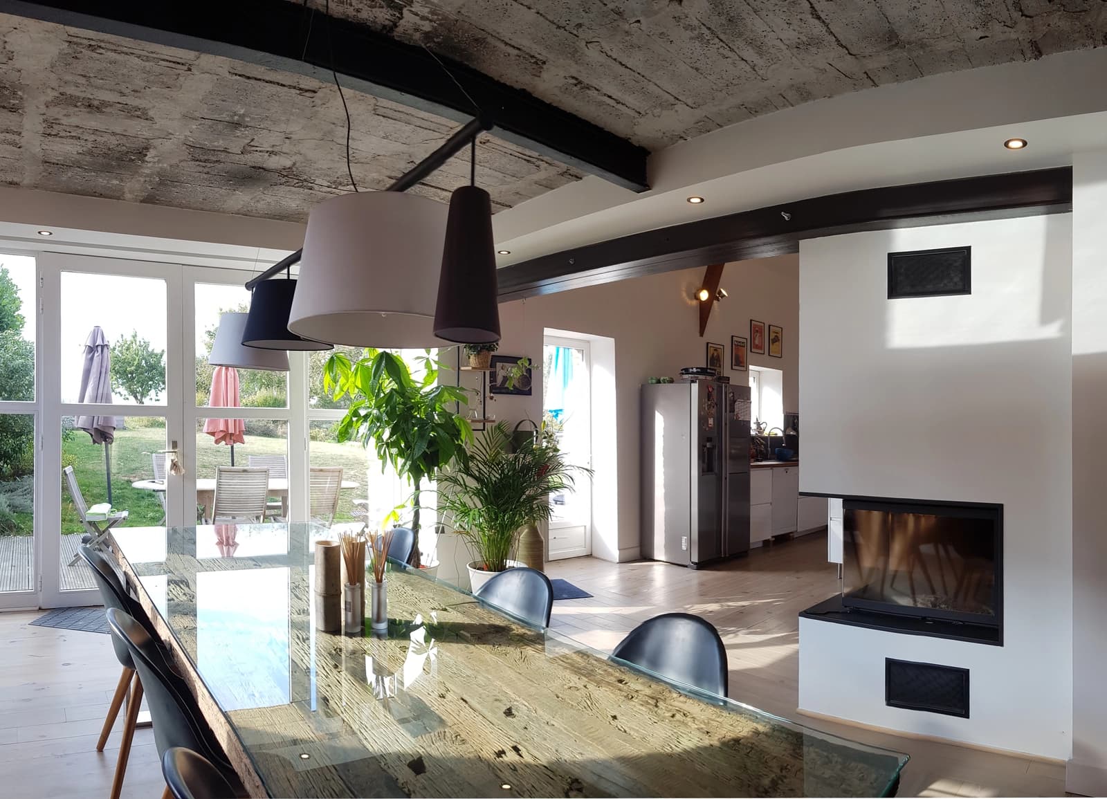 Salle de réunion dans Près de Lille: ferme rénovée avec piscine de charme - 1