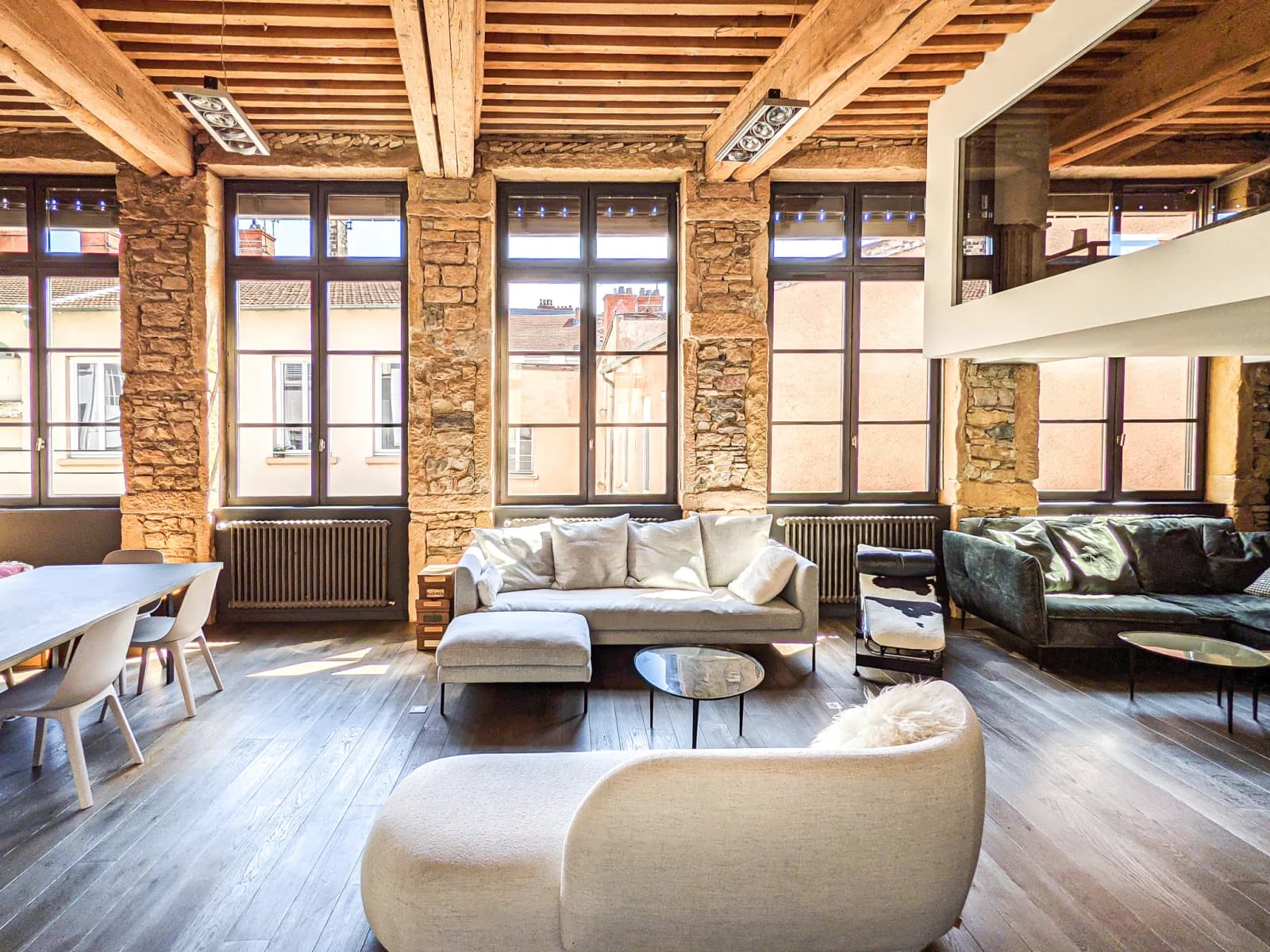 Living room in Apartment Canut Loft style - Renov architect - 1