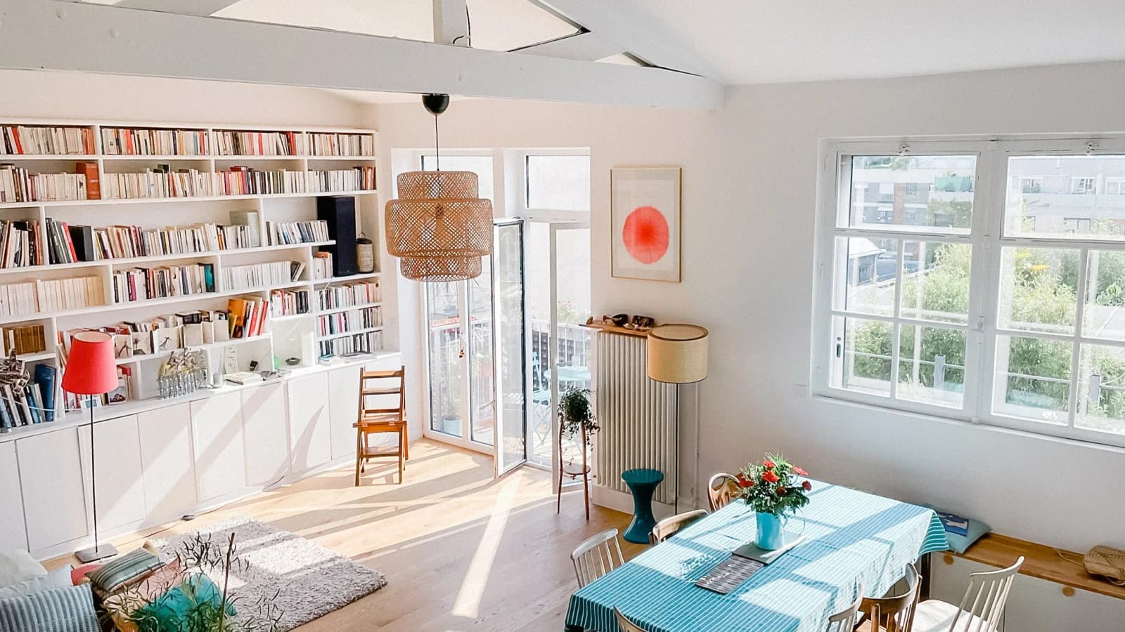 Space Parisian loft overlooking the rooftops of Paris and the Eiffel Tower - 2