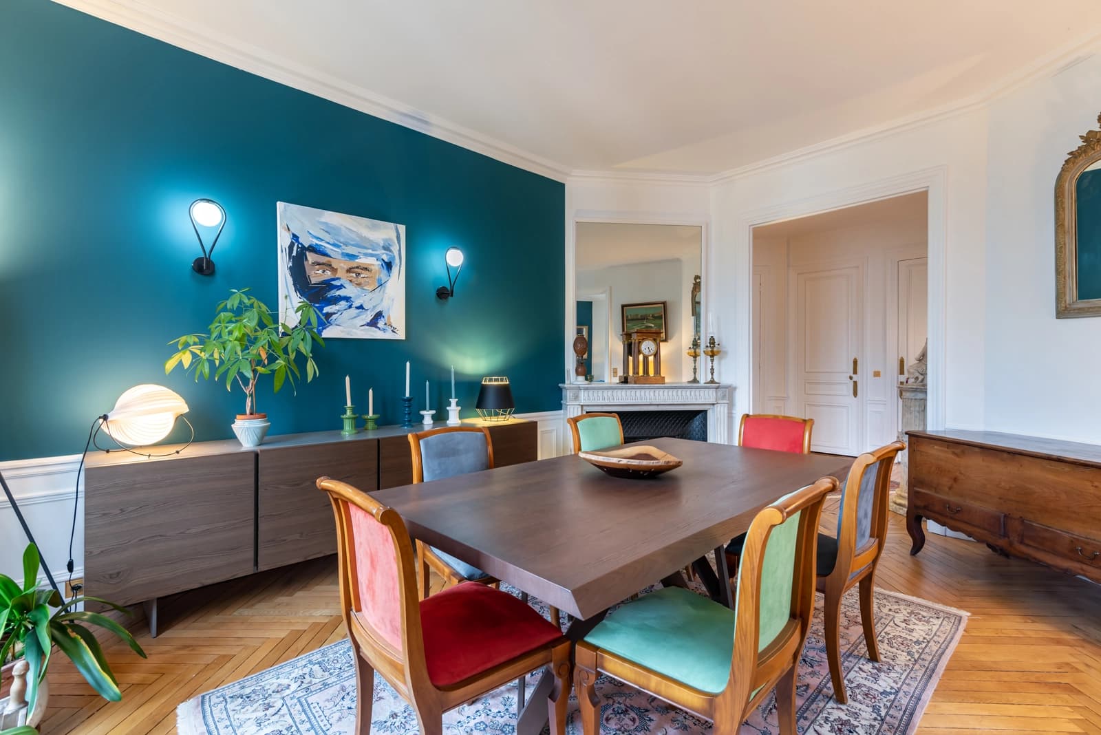 Meeting room in Apartment La Muette - 1