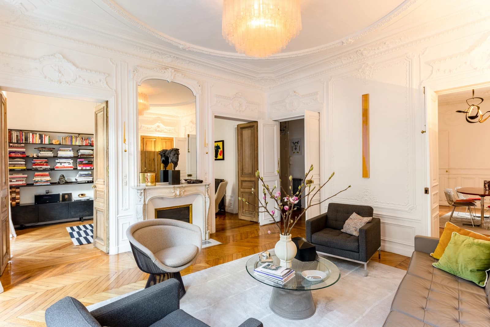 Salon dans Appartement haussmannien idéal pour vos réceptions - 1
