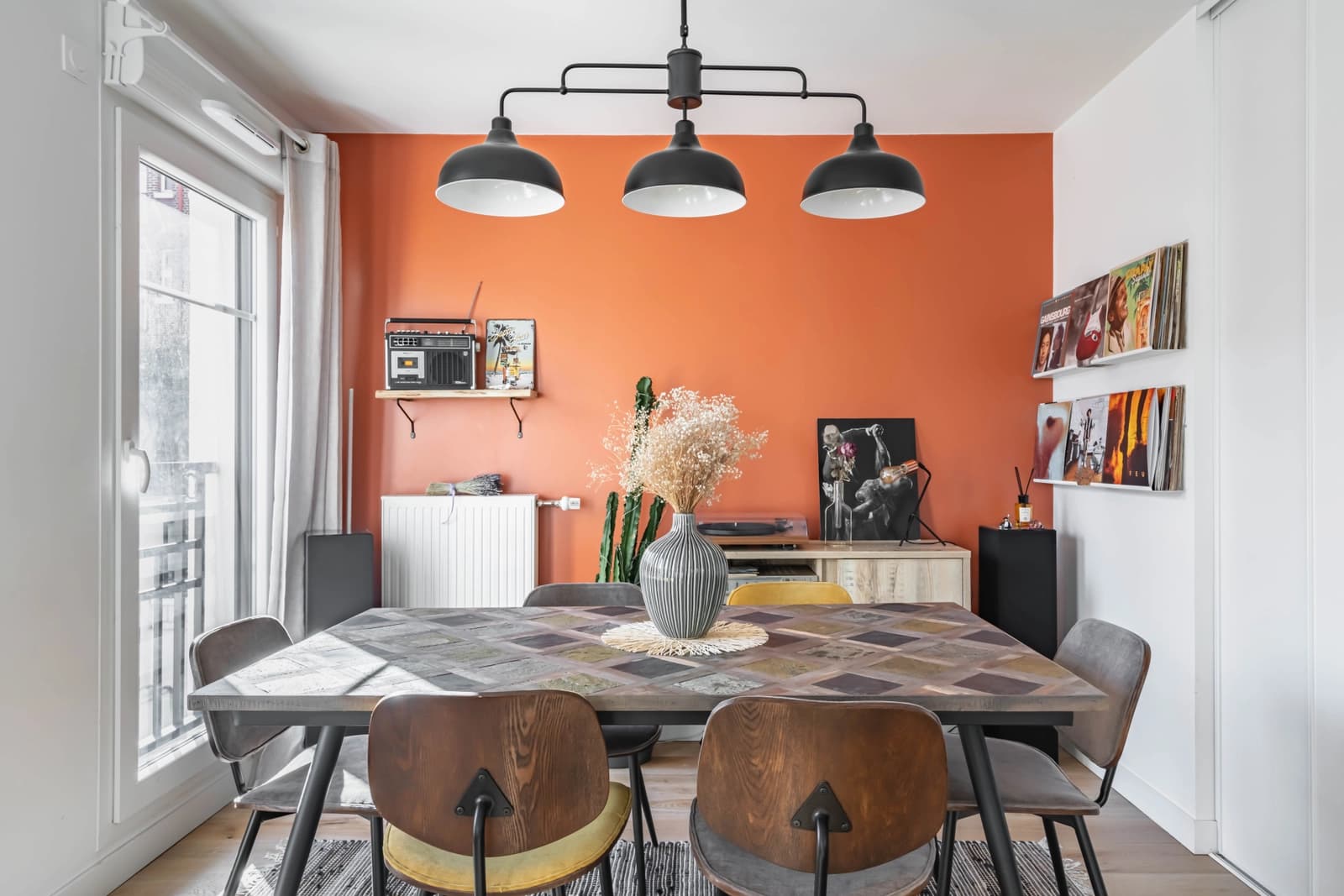 Salle de réunion dans Appartement spacieux et clair avec une grande terrasse - 1
