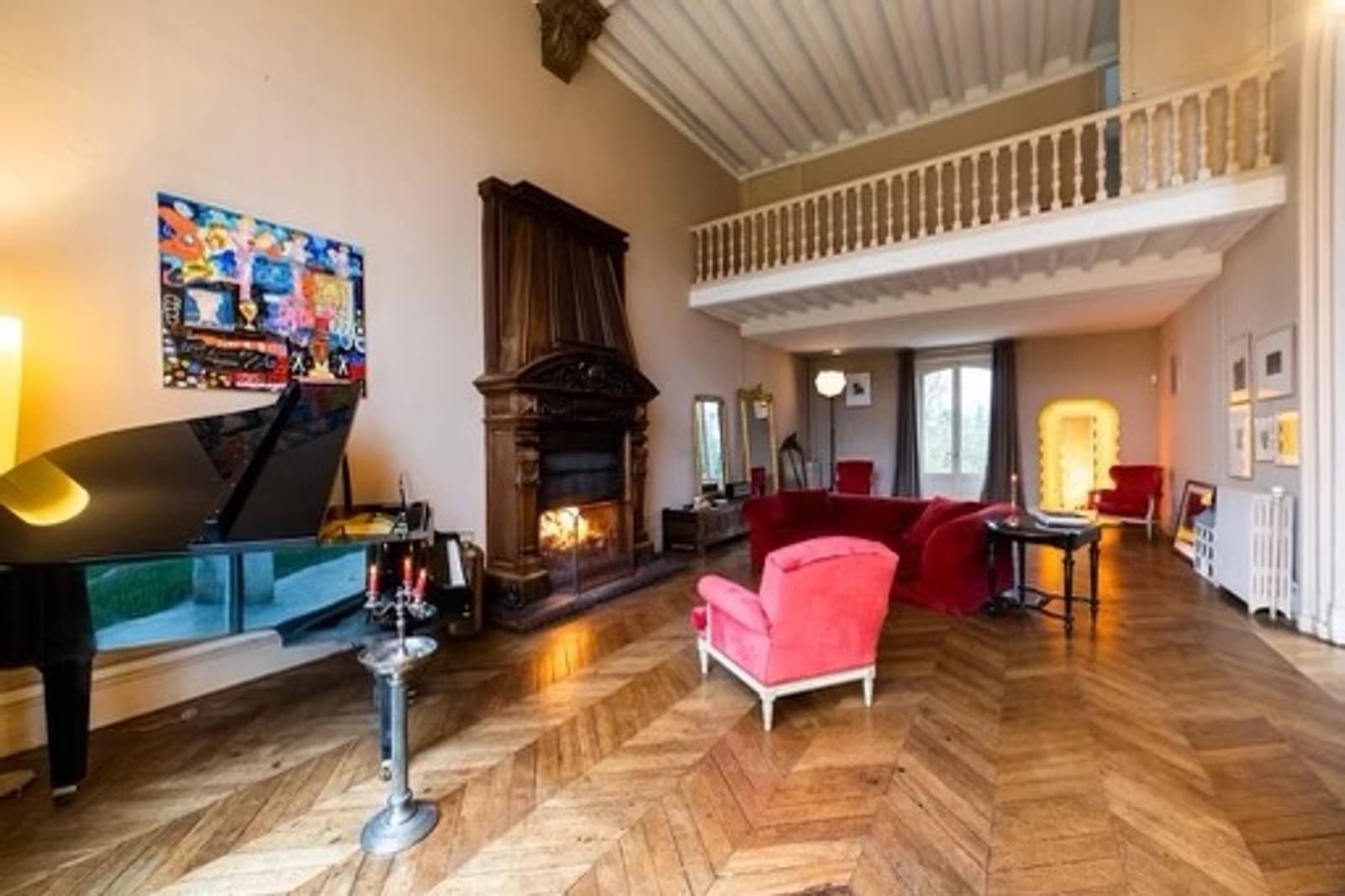 Maison "Scène sur Seine" signée Charles Garnier