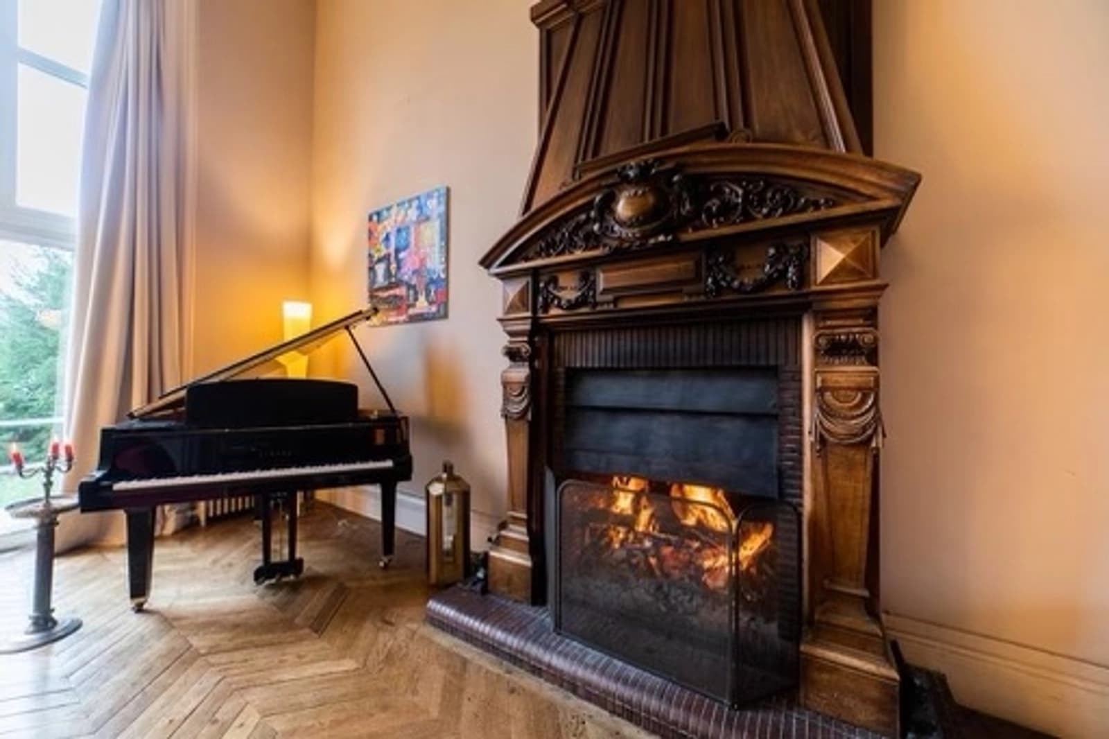 Living room in Maison Scène sur Seine by Charles Garnier - 1