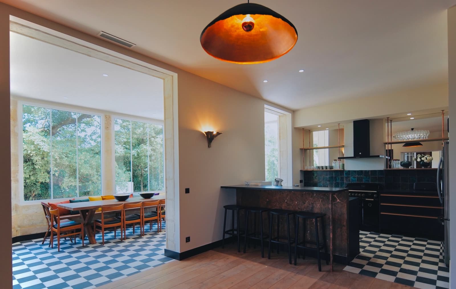Salle de réunion dans Villa avec piscine à dix minutes de la ville de Bordeaux - 0