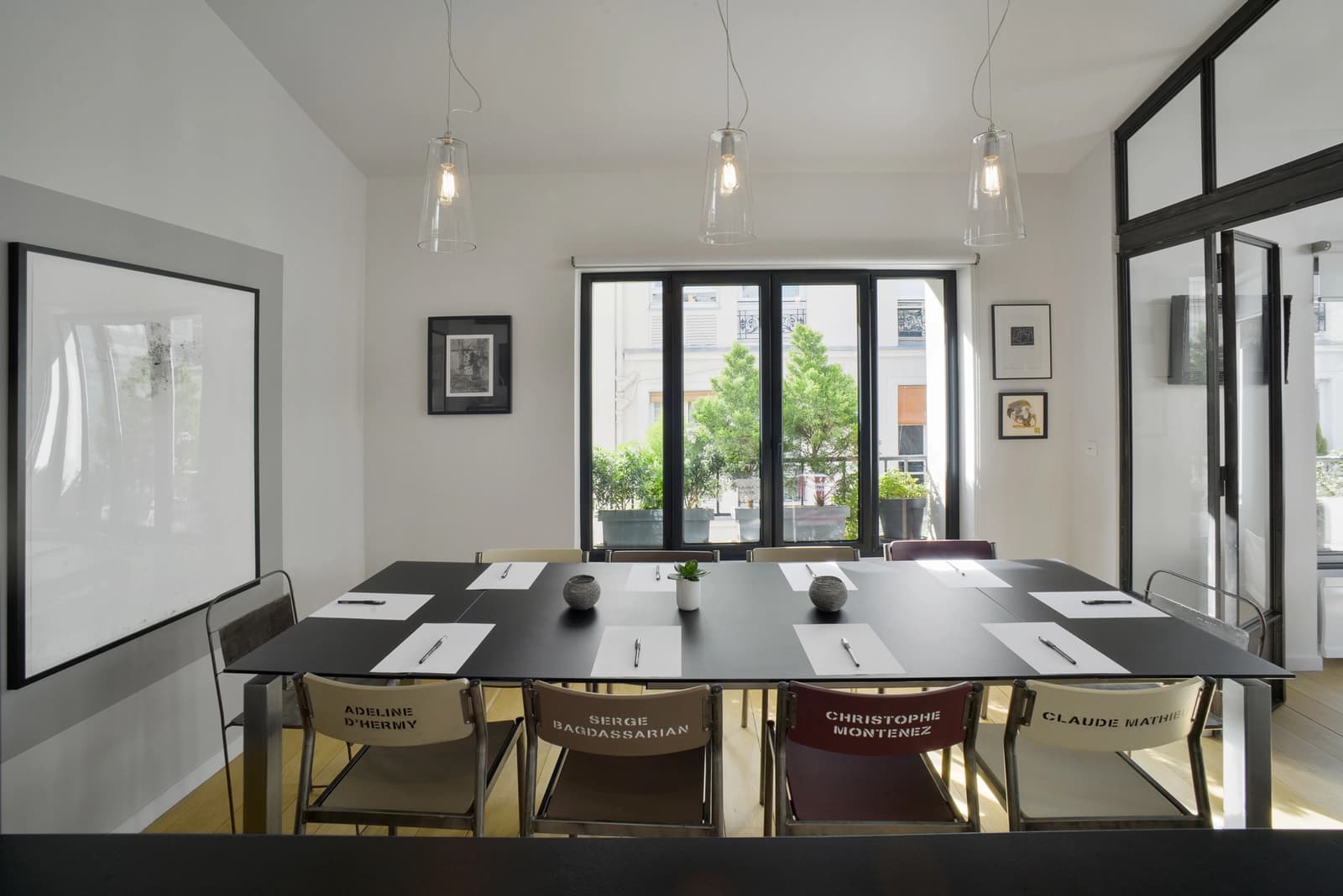 Meeting room in Quiet loft with terrace and veranda - 1