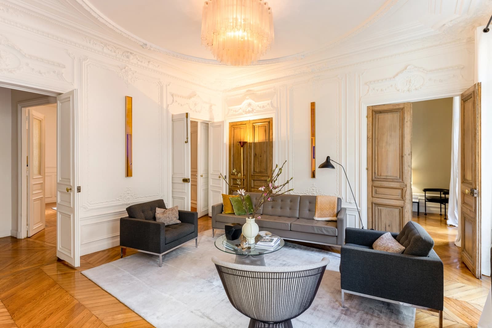 Salon dans Appartement haussmannien idéal pour vos réceptions - 1