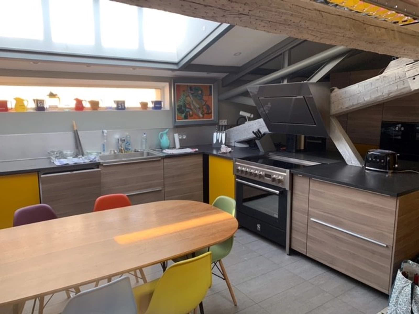 Cuisine dans Loft sur le Vieux Port offrant un panorama unique - 1