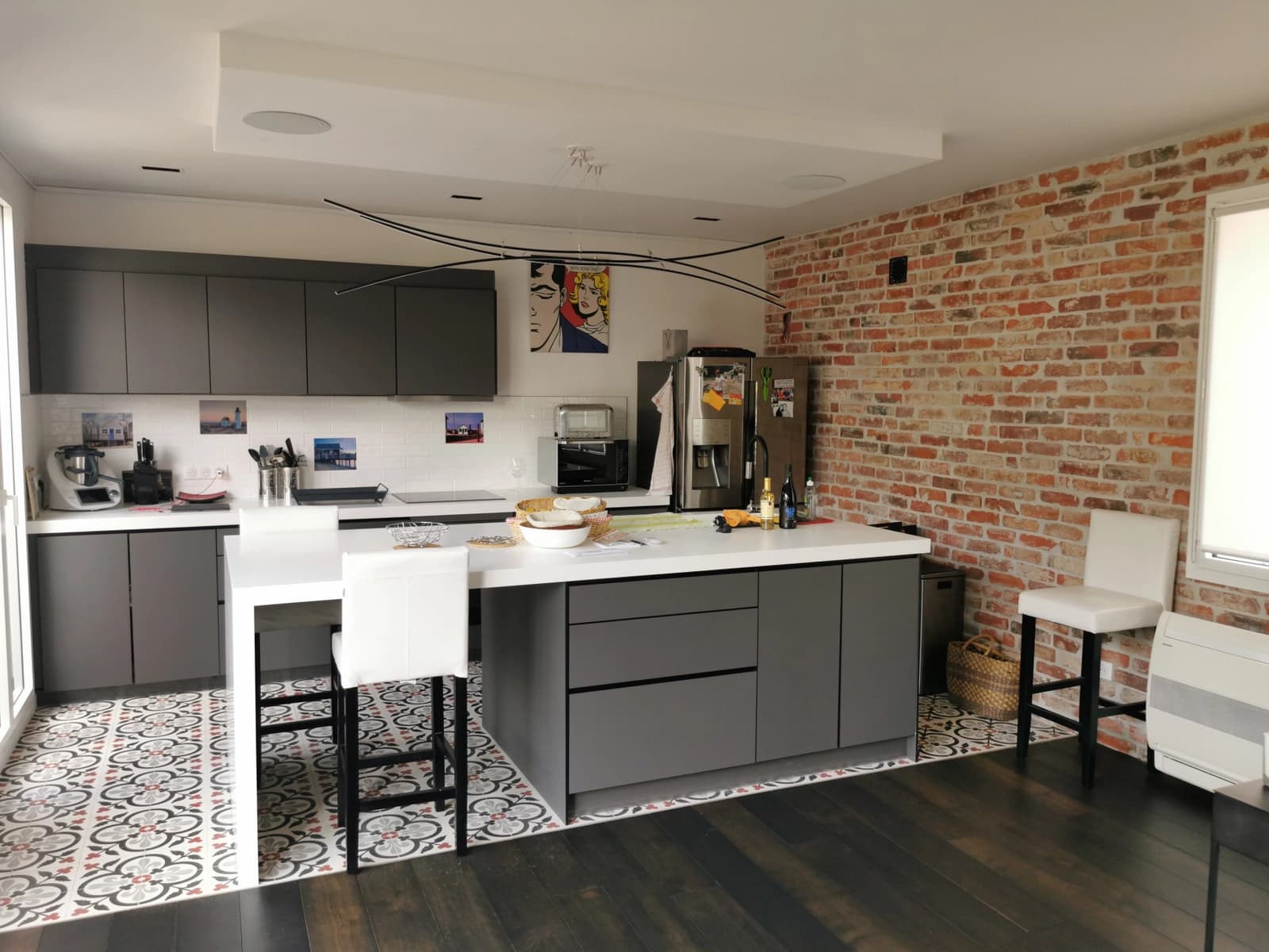 Cuisine dans Appartement lumineux avec sa terrasse ensoleillée - 1