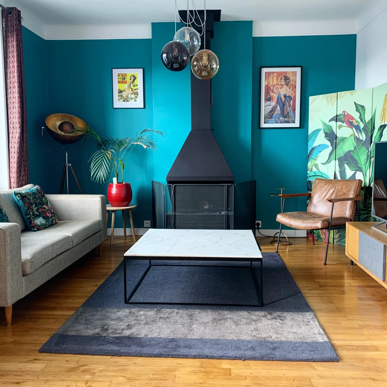 Salon élégant dans un appartement en hyper-centre