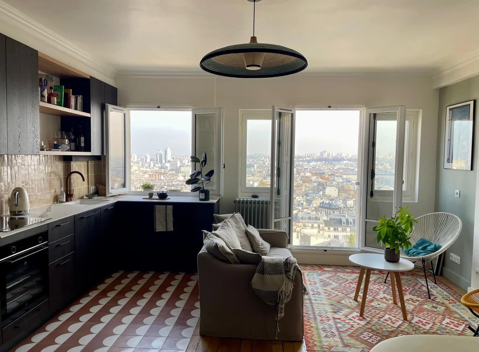 Space Magical view of Montmartre and the Paris skyline - 1