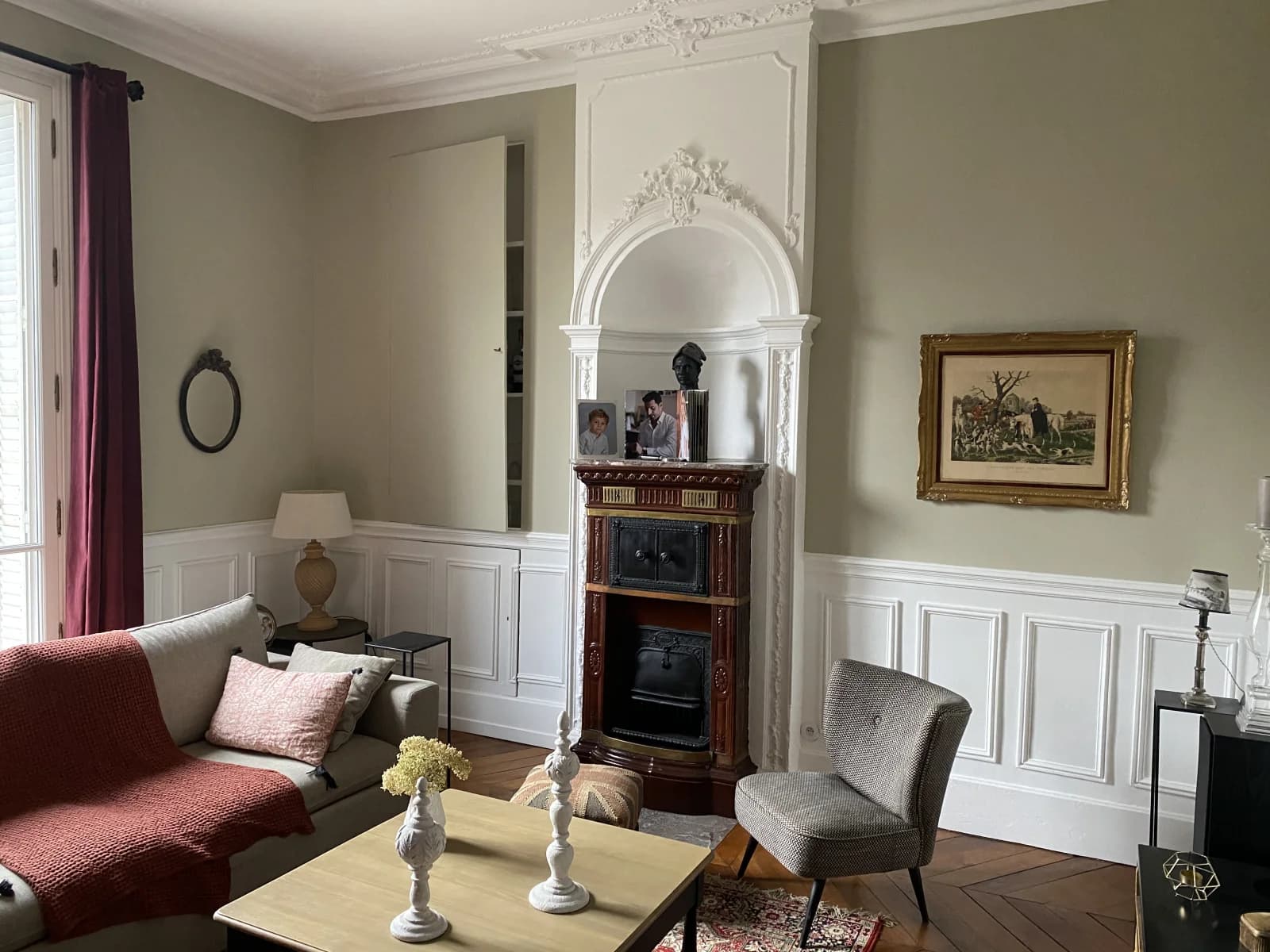 Living room in Napoleonic house built in 1820, 25 minutes from East Paris - 1