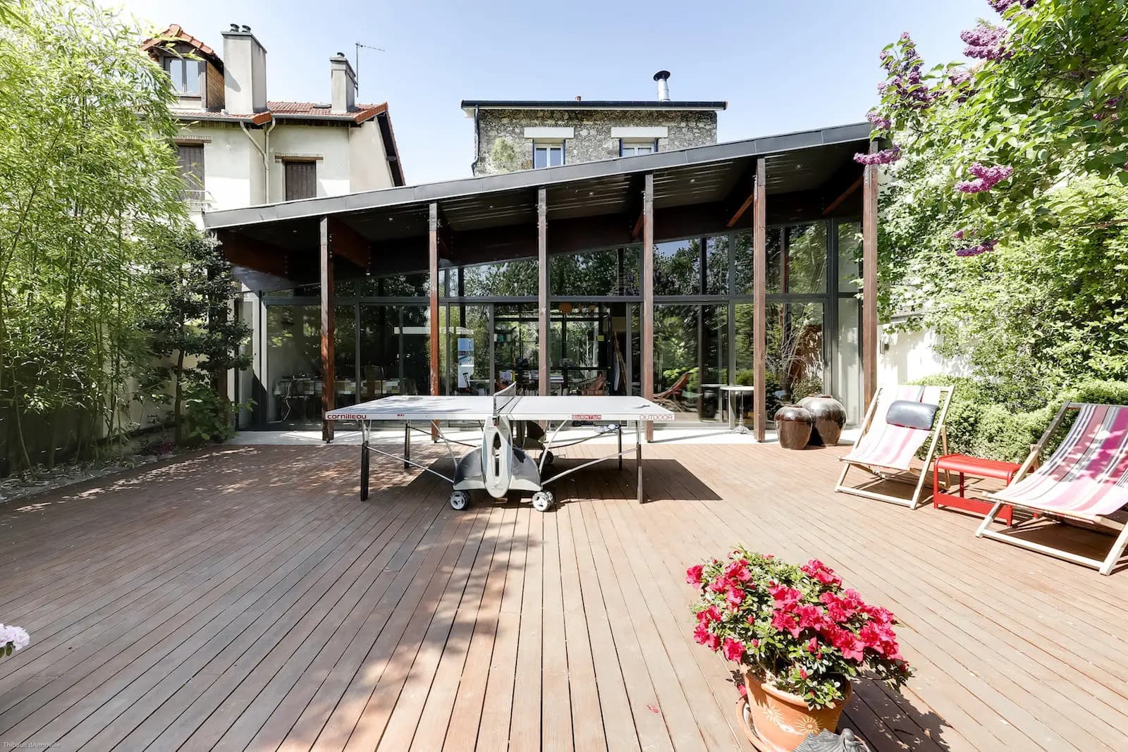 Salle de réunion dans Loft d'architecte, terrasse et jardin écologique - 1