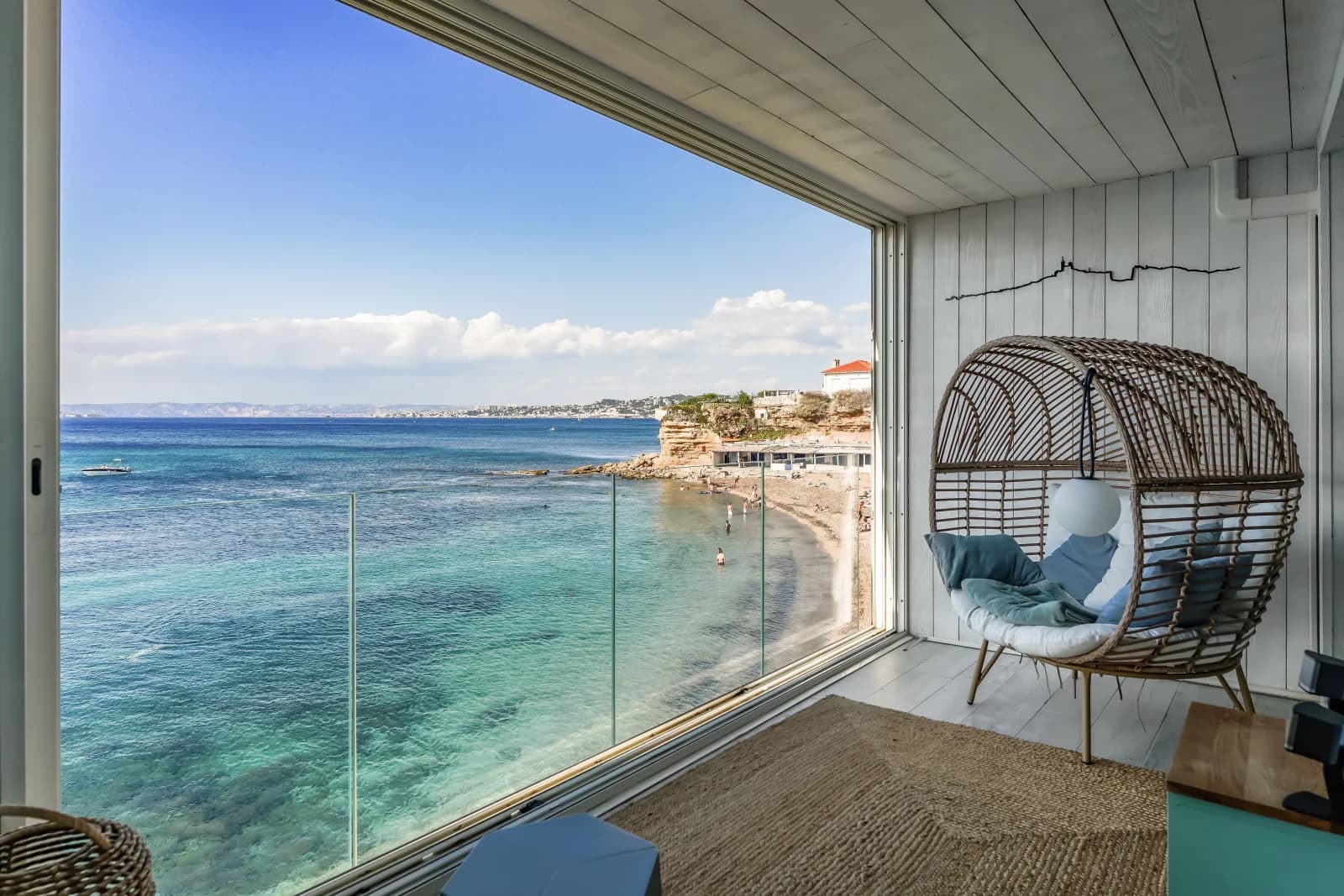Duplex avec vue sur la mer