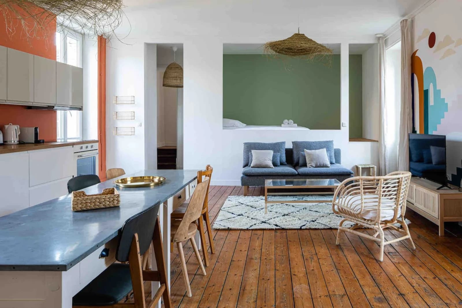 Salle de réunion dans Riad urbain atypique et confortable, gare à 5 min - 1