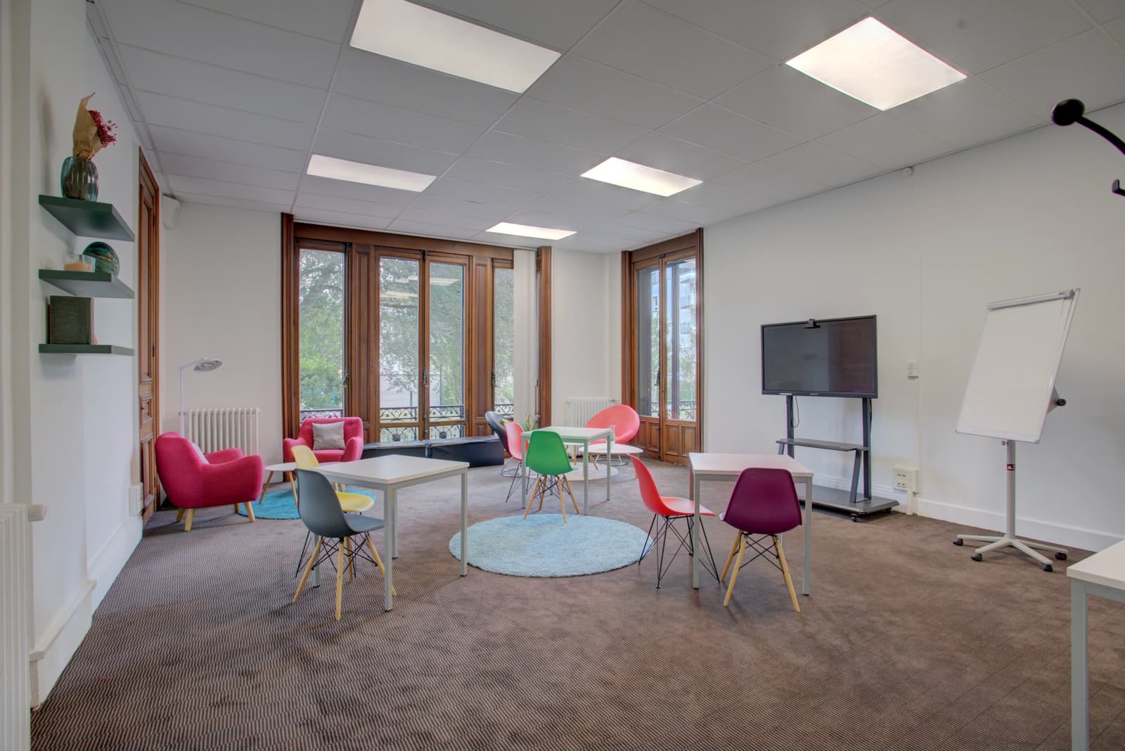 Meeting room in Bourgeois house built in 1870 - 1