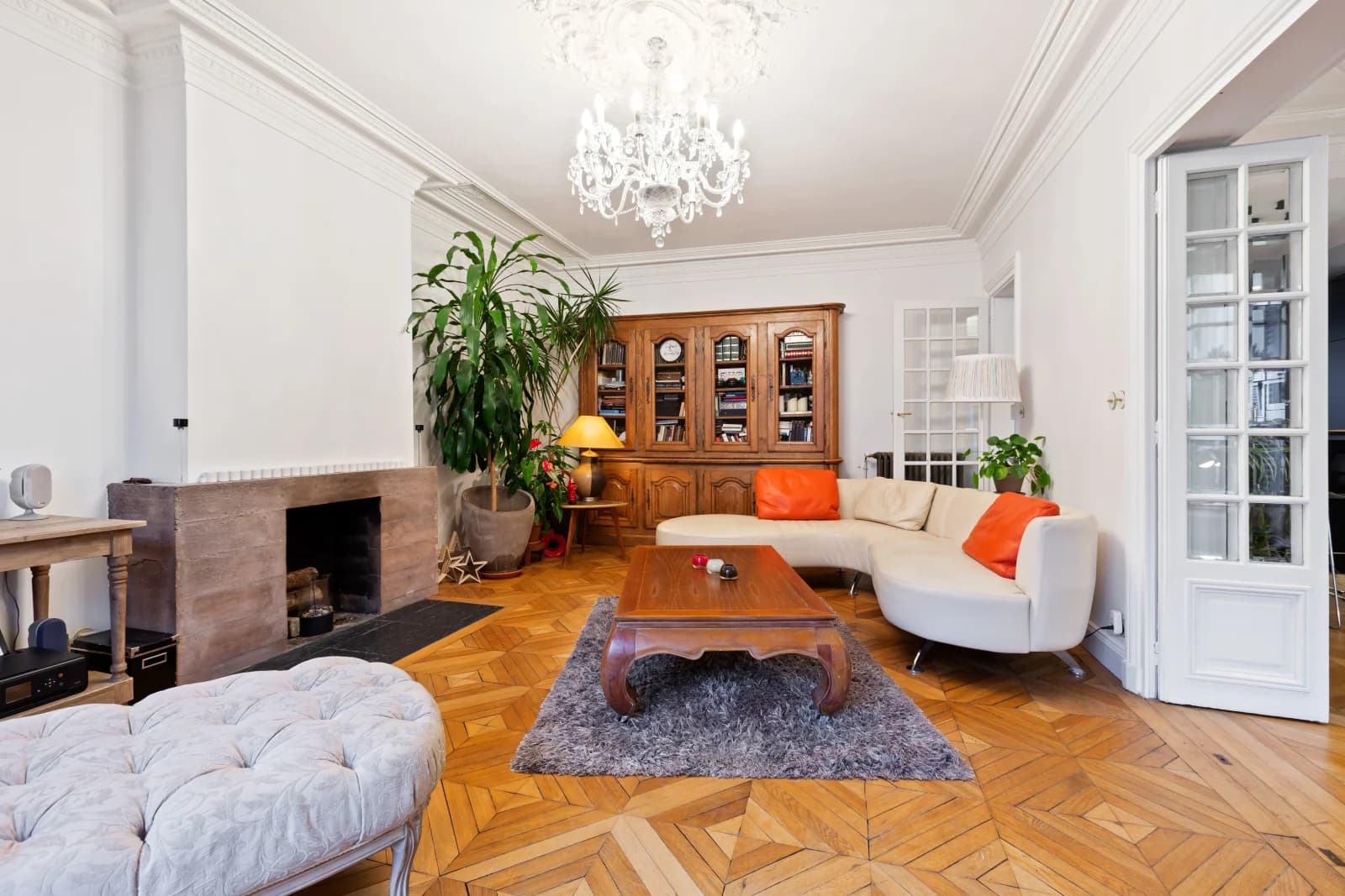 Salon dans Appartement dans un hôtel particulier du XIXe siècle - 1