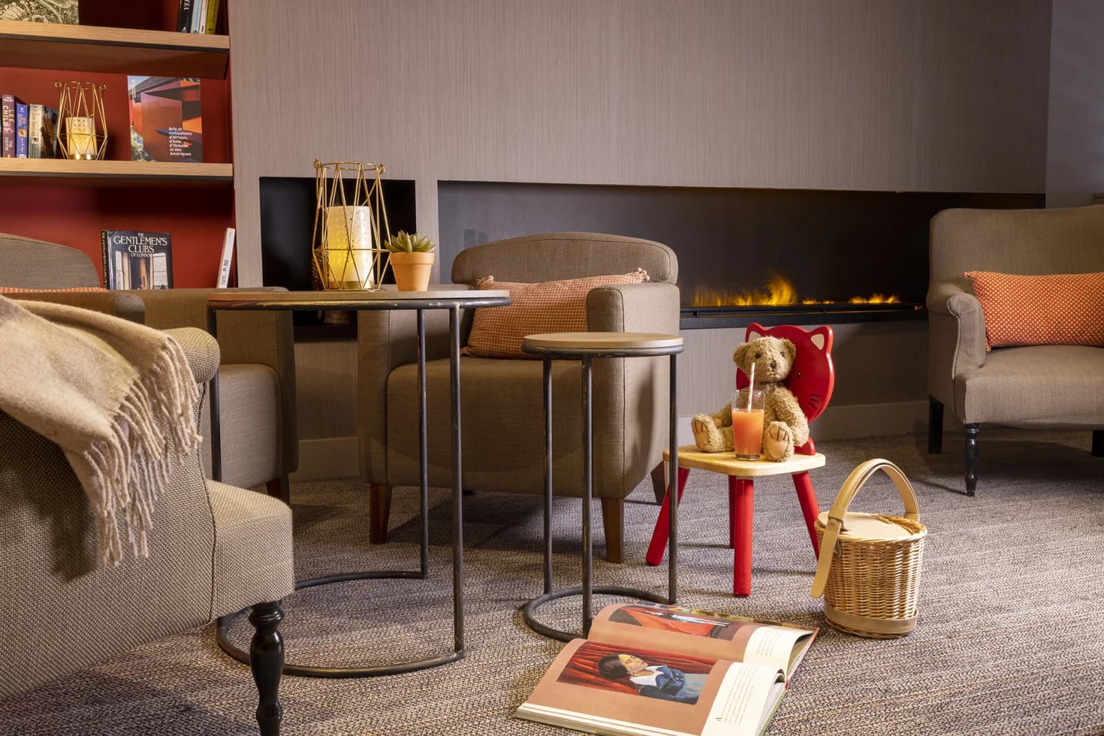 Living room in Cosy living room with fireplace - 1