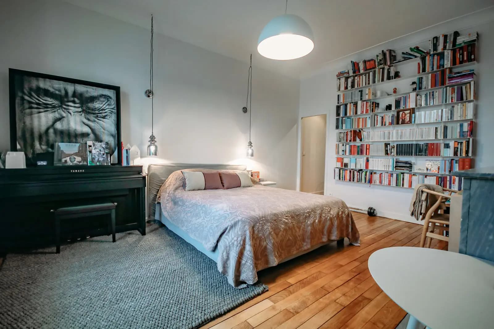 Chambre dans Appartement Haussmannien offrant une vue Tour Eiffel - 1