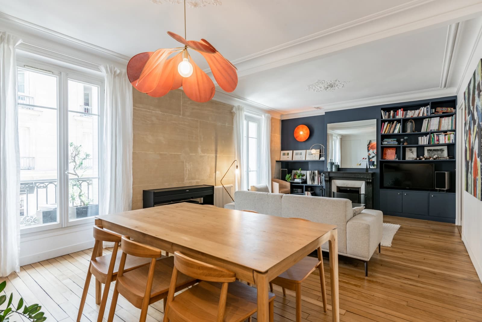 Meeting room in Apartment renovated by architect - 1