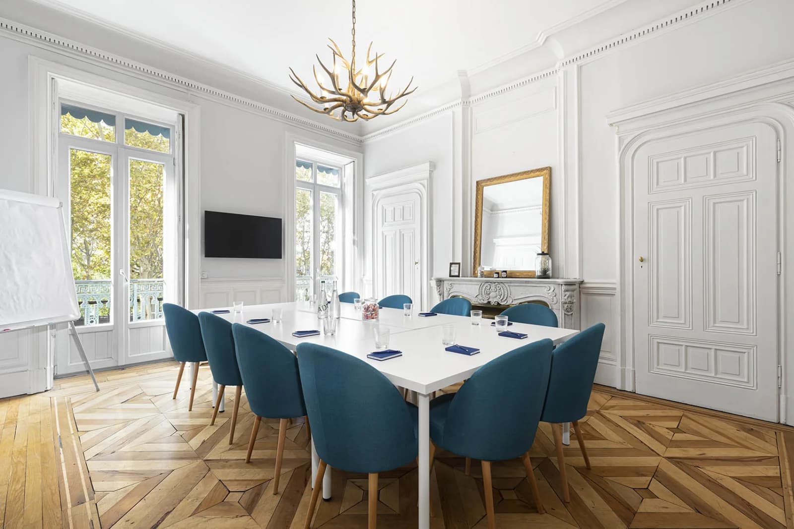 L'espace studieux et calme de l'appartement connecté