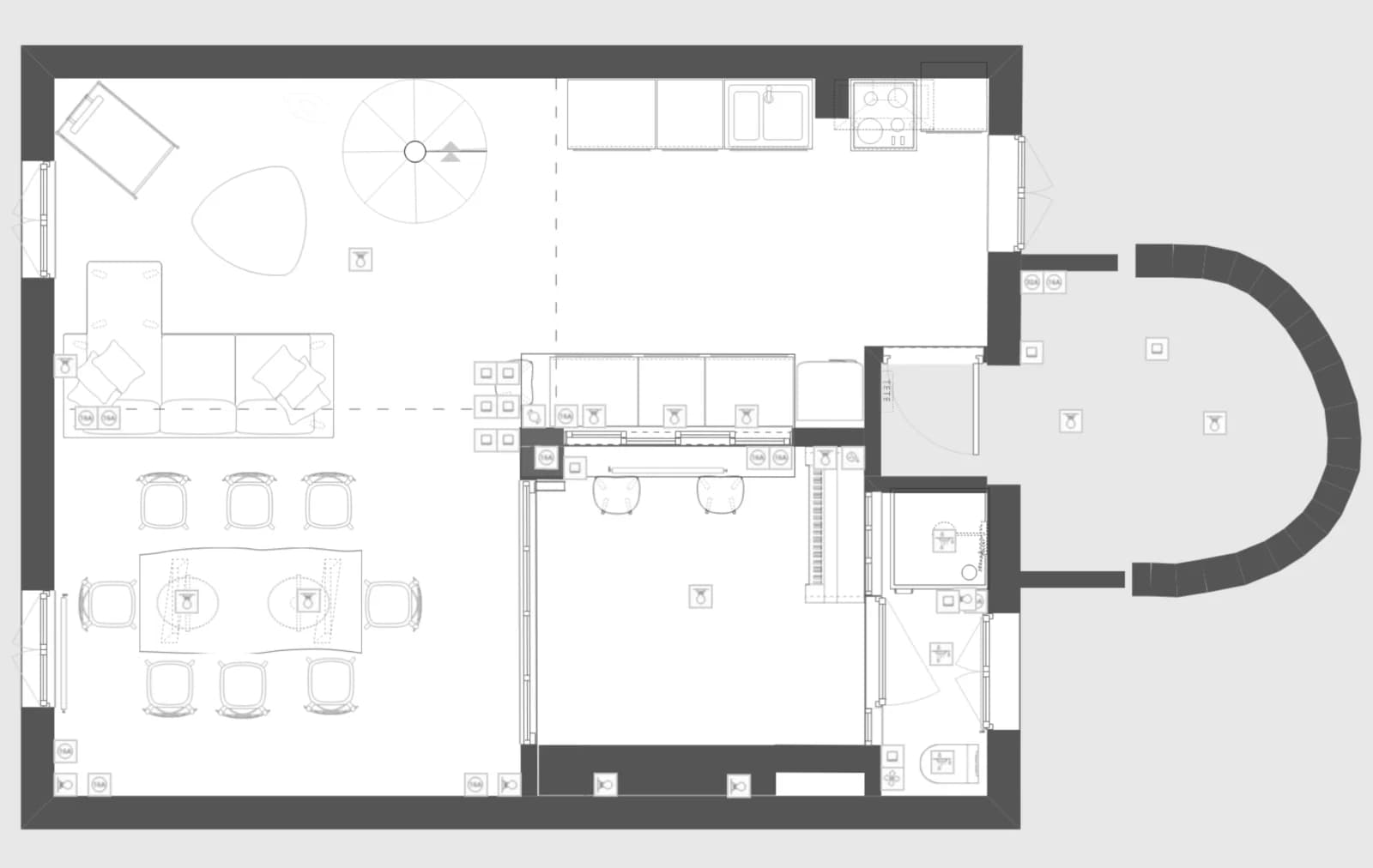 Espace Duplex atypique et classieux - 4
