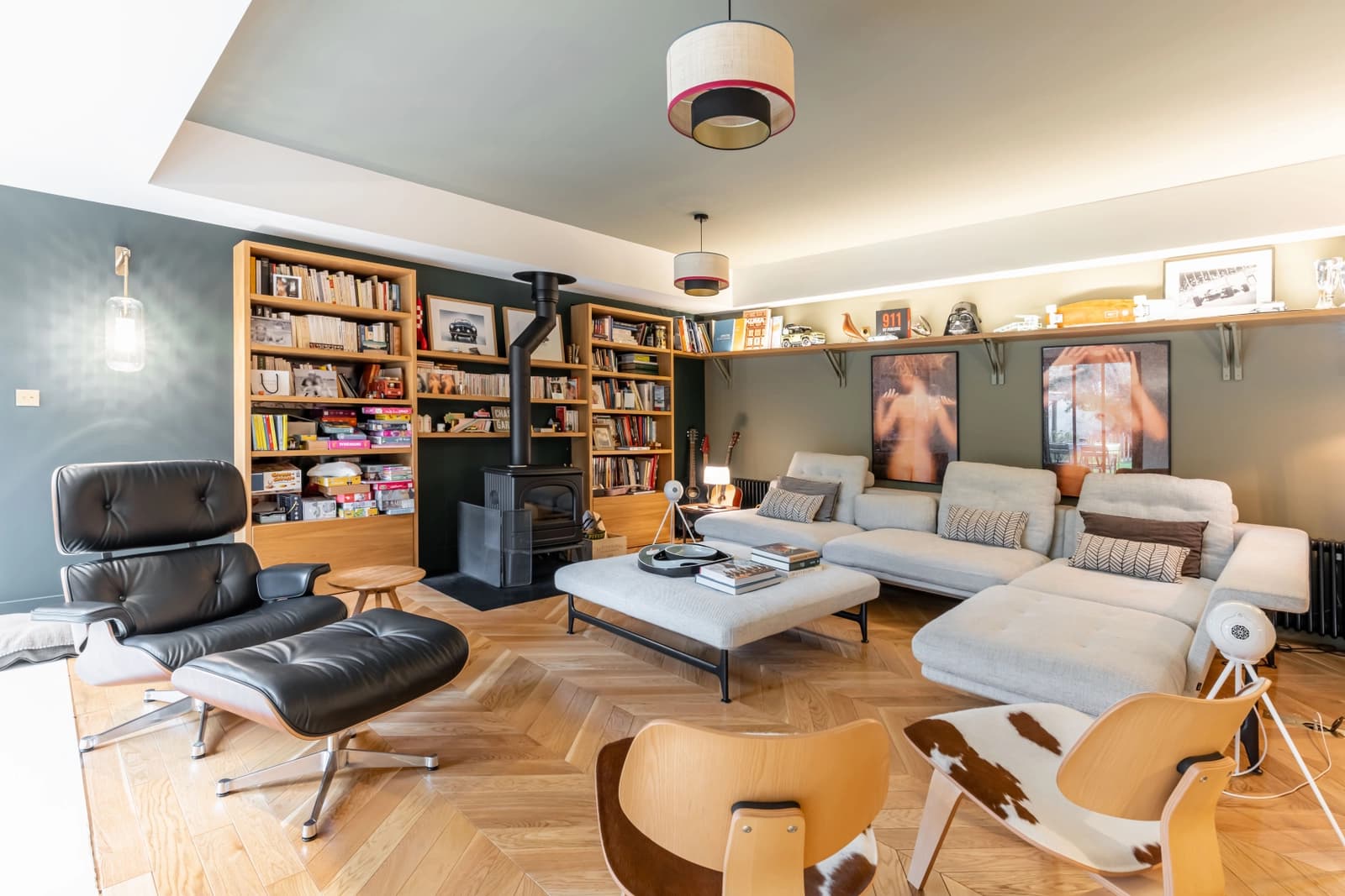 Maison style hangar en plein centre, volumes uniques