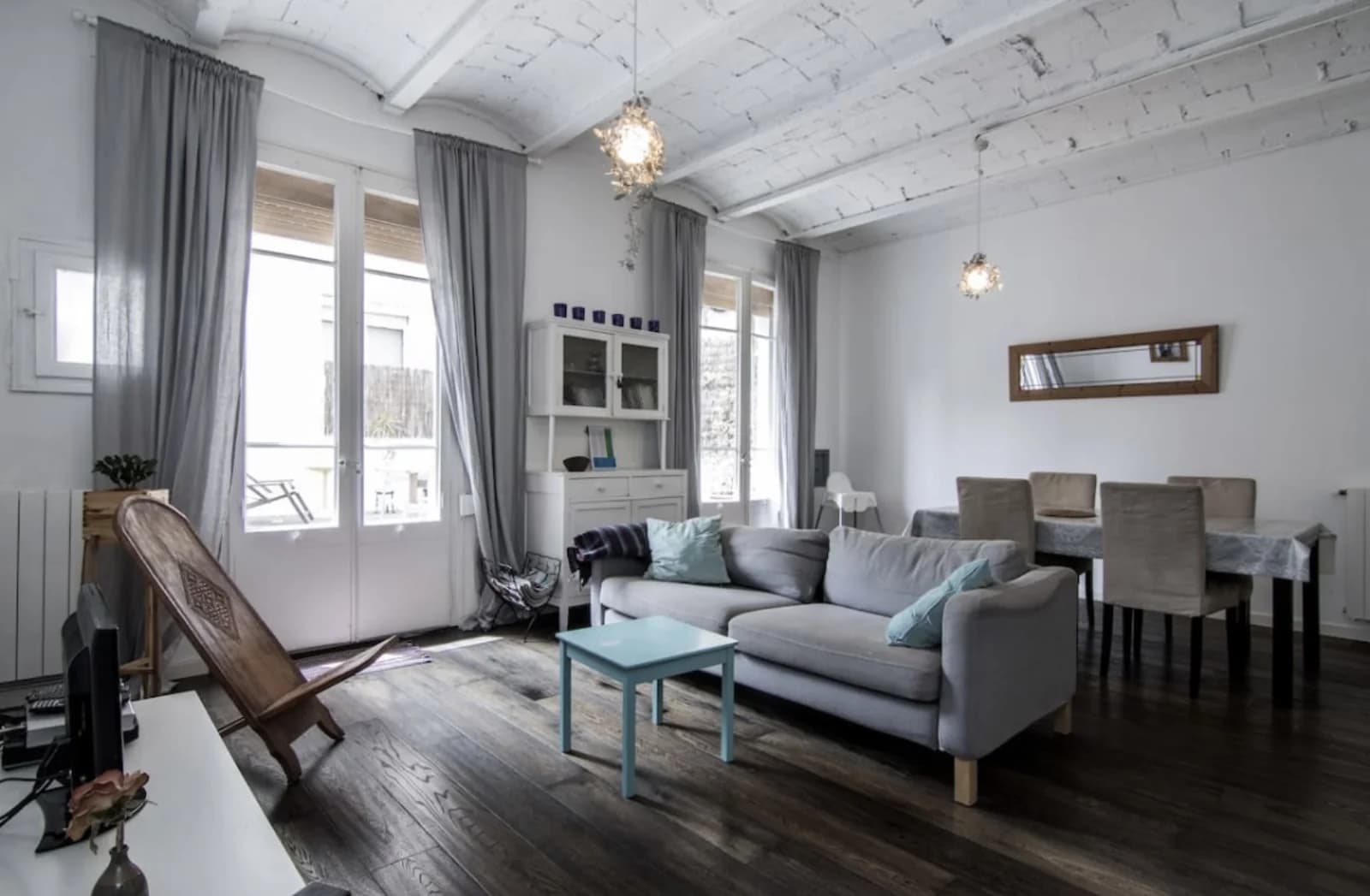 Living room in Spacious apartment with terrace in Barcelona - 0
