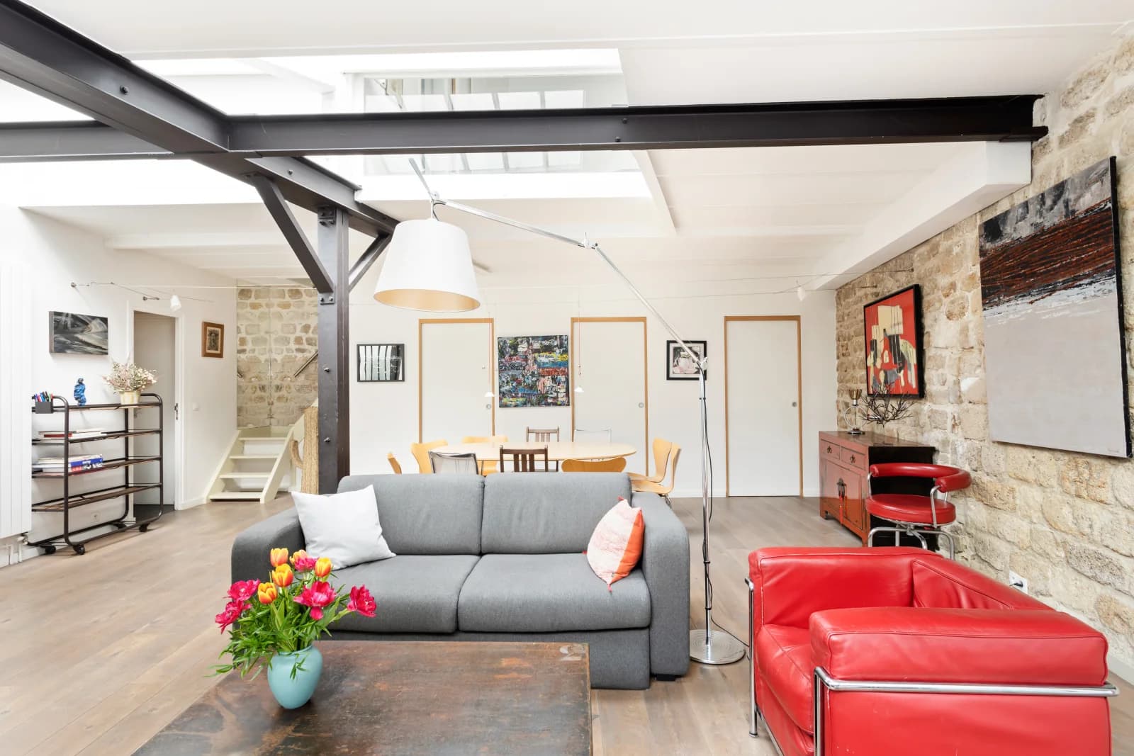Living room in Former workshop transformed into a loft - 1