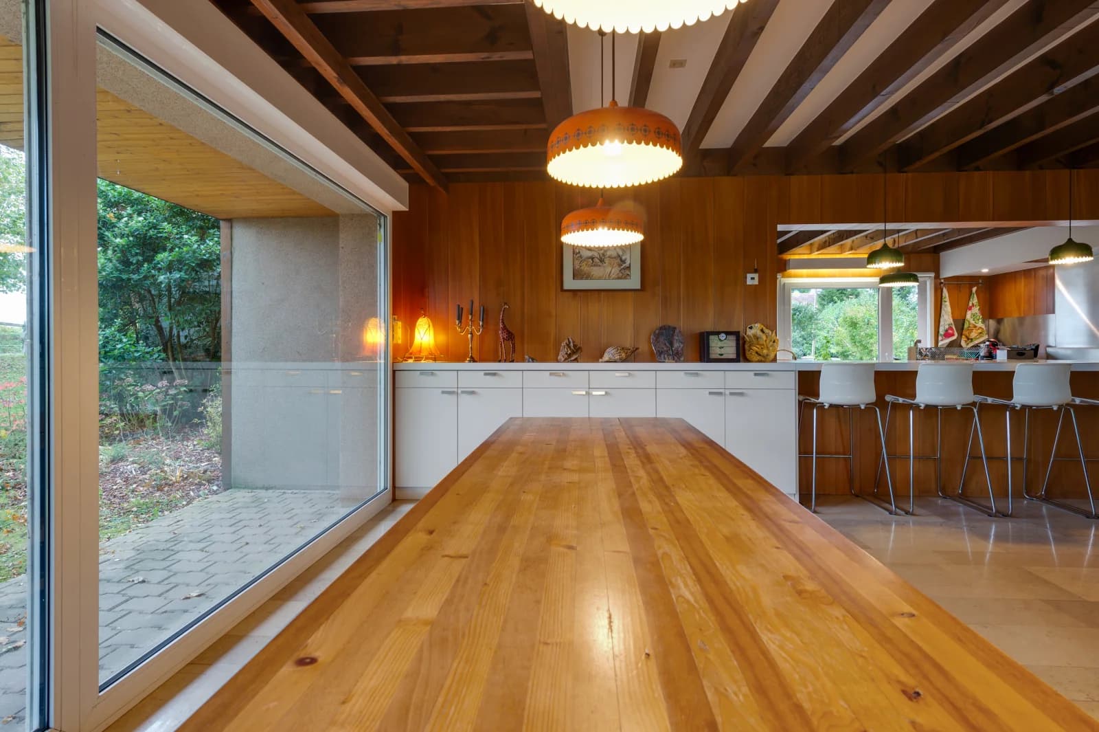 Salle de réunion dans Maison d'architecte au style germano-américain unique - 1
