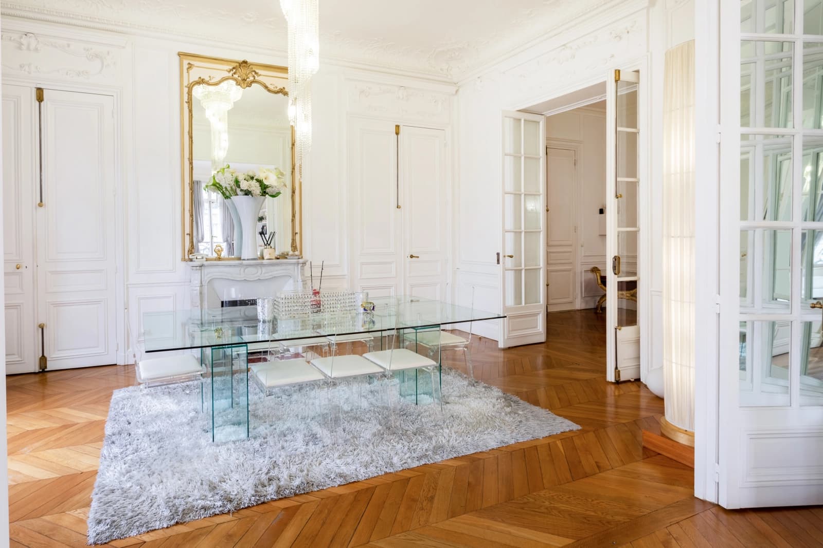 Salle de bain dans Élégance Haussmannienne au centre vibrant de Paris - 1