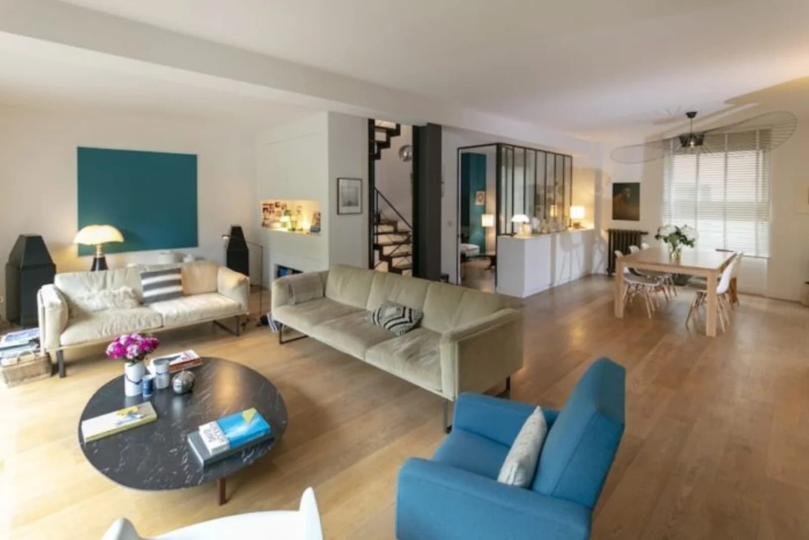 Living room in Architect-designed house in Malakoff - 1
