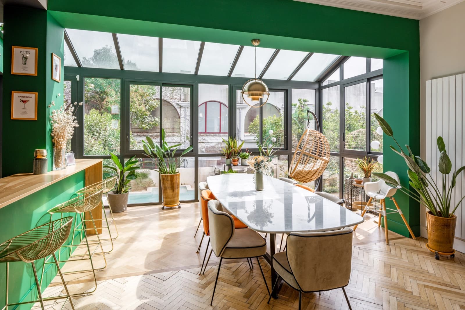 Salle de réunion dans Maison lumineuse au style Art Déco dans le quartier Lescure - 1