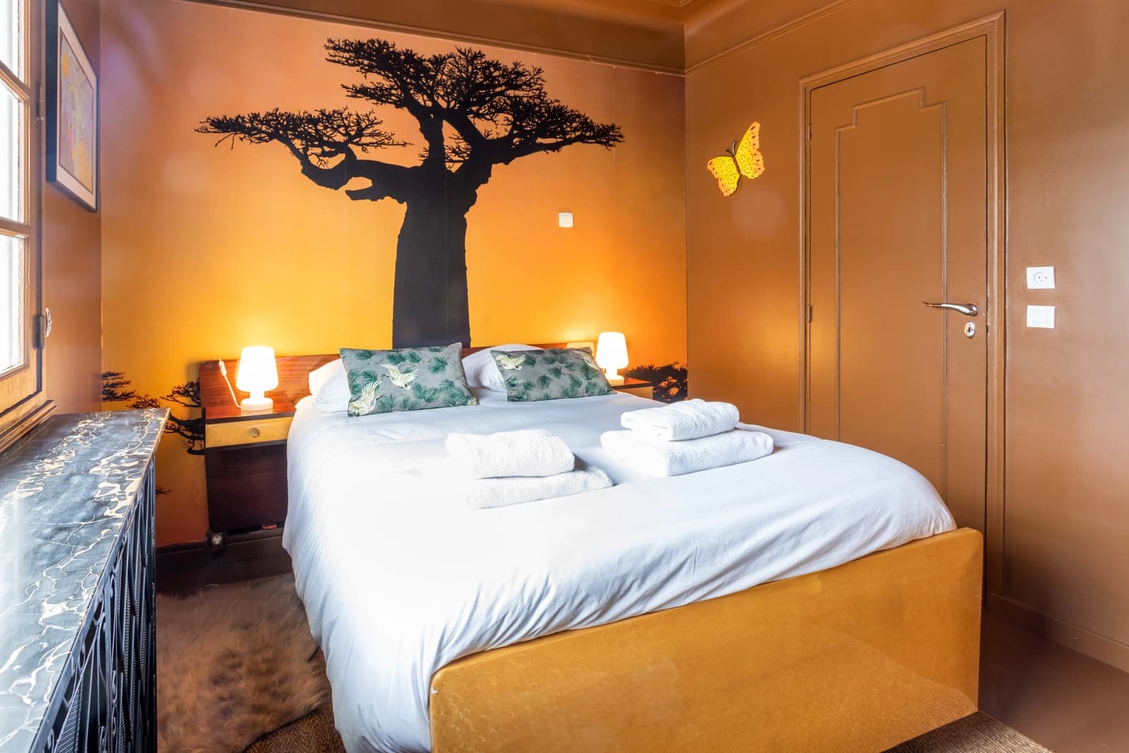 Bedroom in Villa casa di Roma, swimming pool and disco - 1