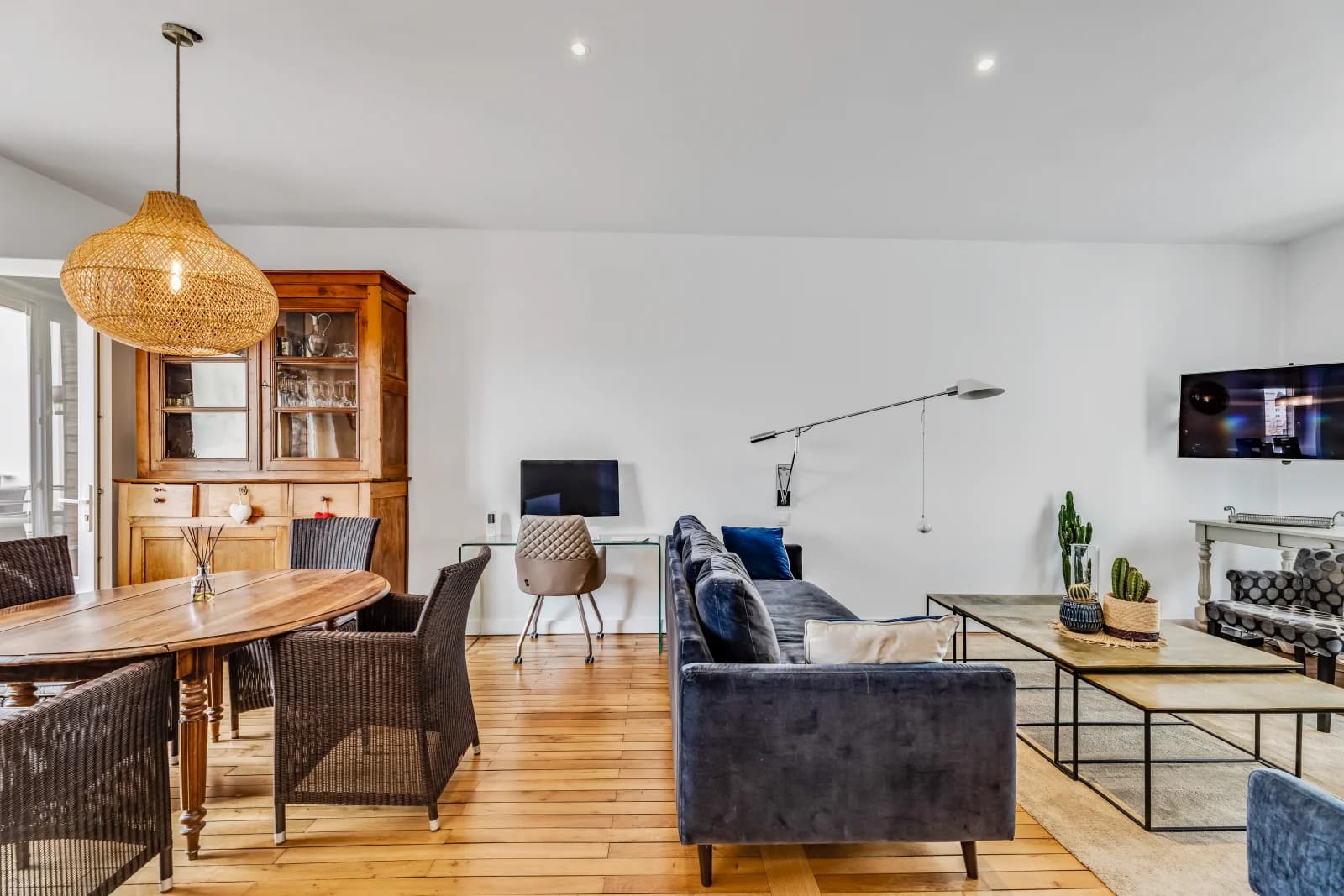 Meeting room in Character house with terrace St Félix - 1