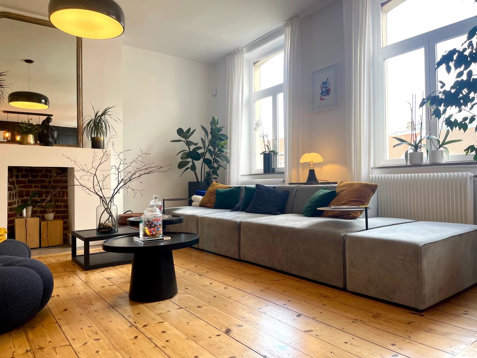 Living room in Cosy apartment in the center of Lille - 1