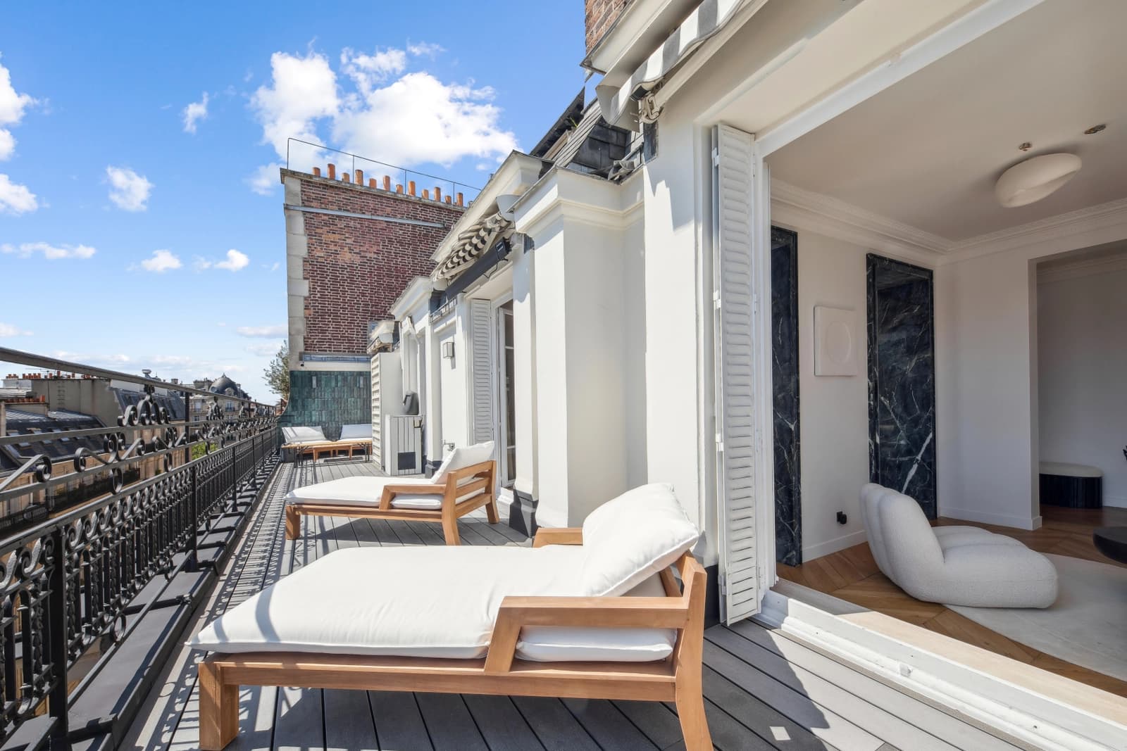 Salle de réunion dans Appartement haussmannien avec terrasse et belle vue - 1